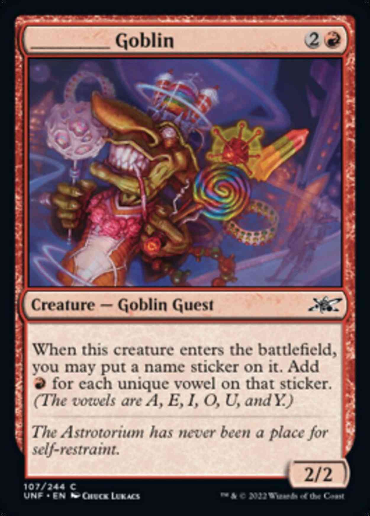 _____ Goblin magic card front