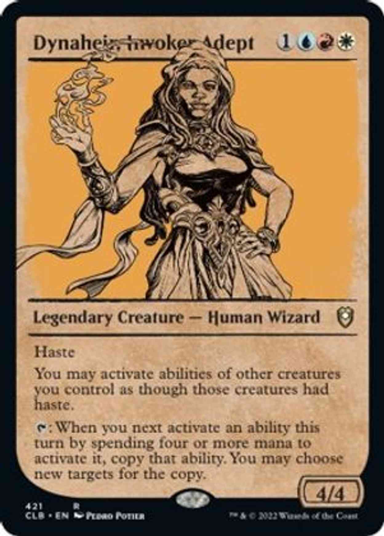 Dynaheir, Invoker Adept (Showcase) magic card front
