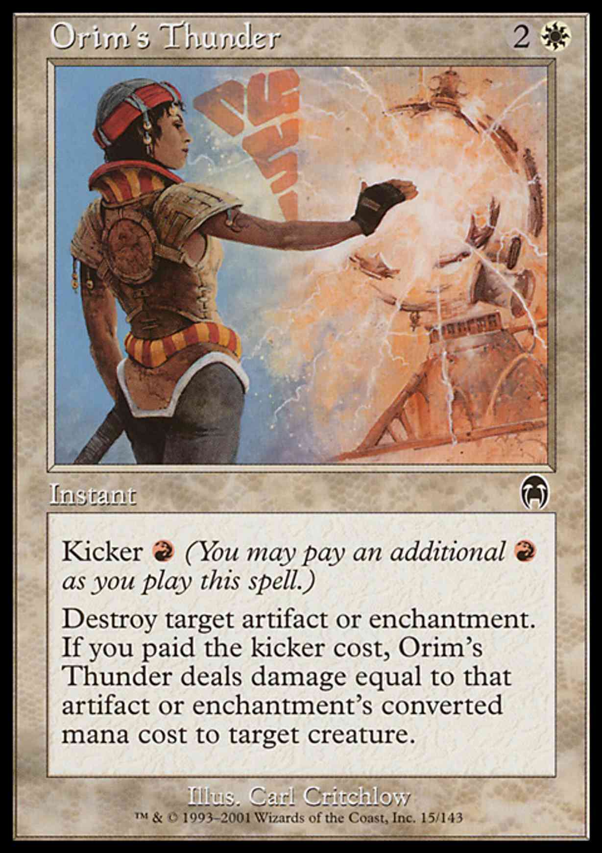 Orim's Thunder magic card front