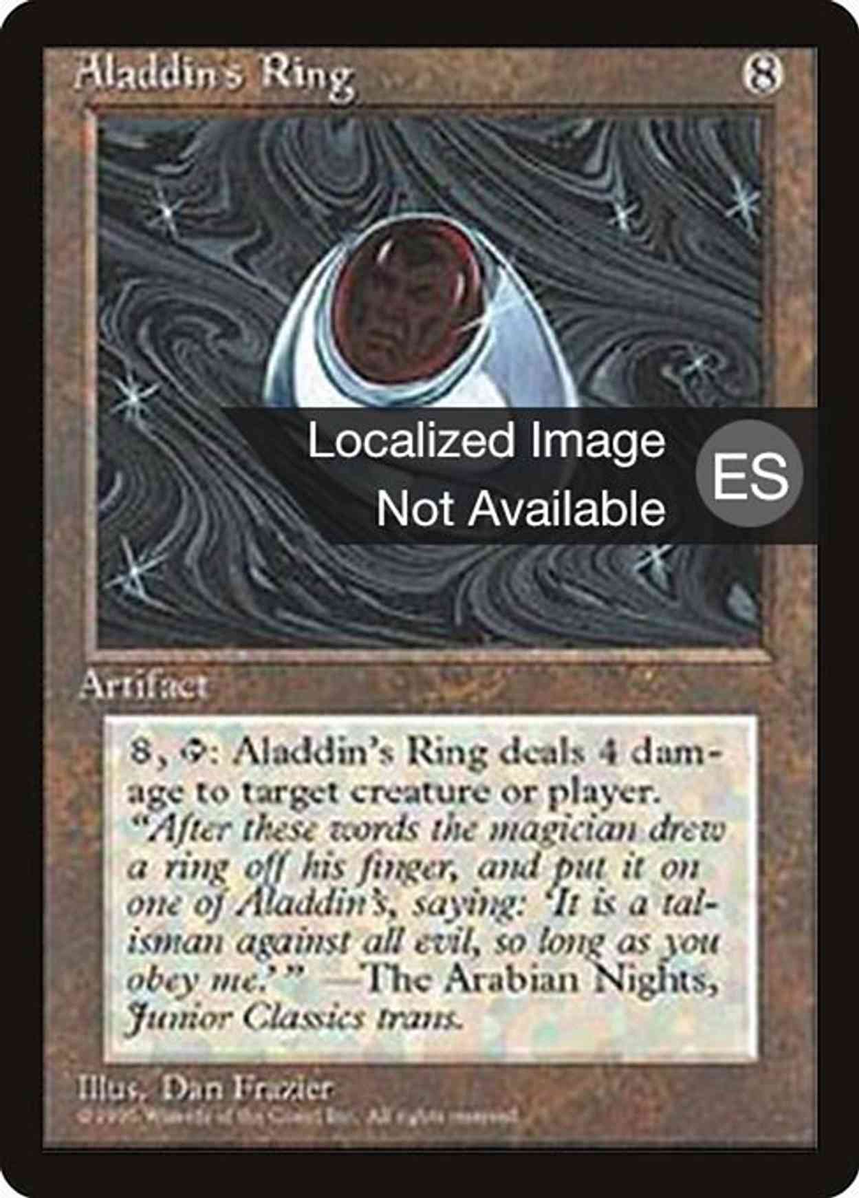 Aladdin's Ring magic card front