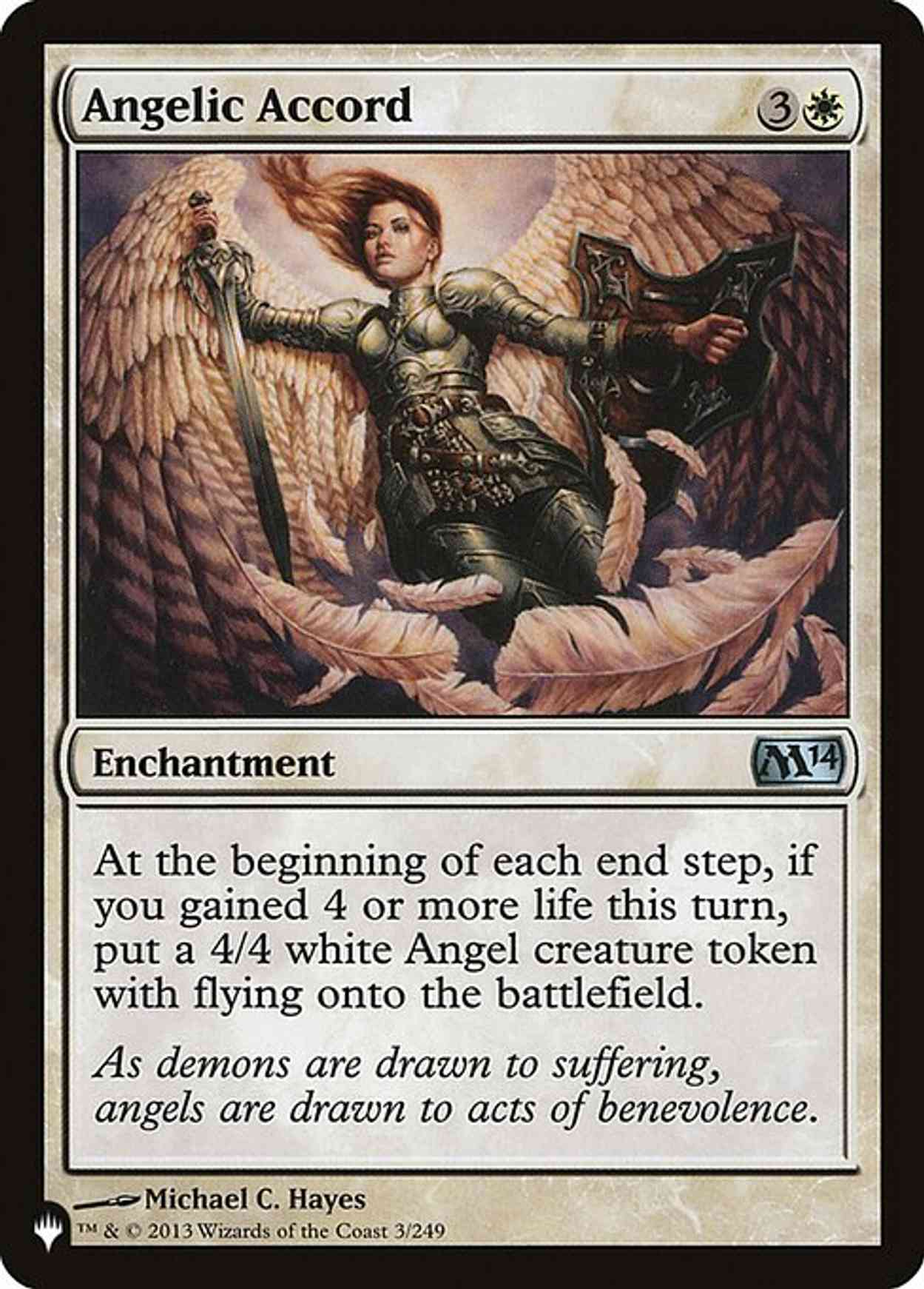 Angelic Accord magic card front