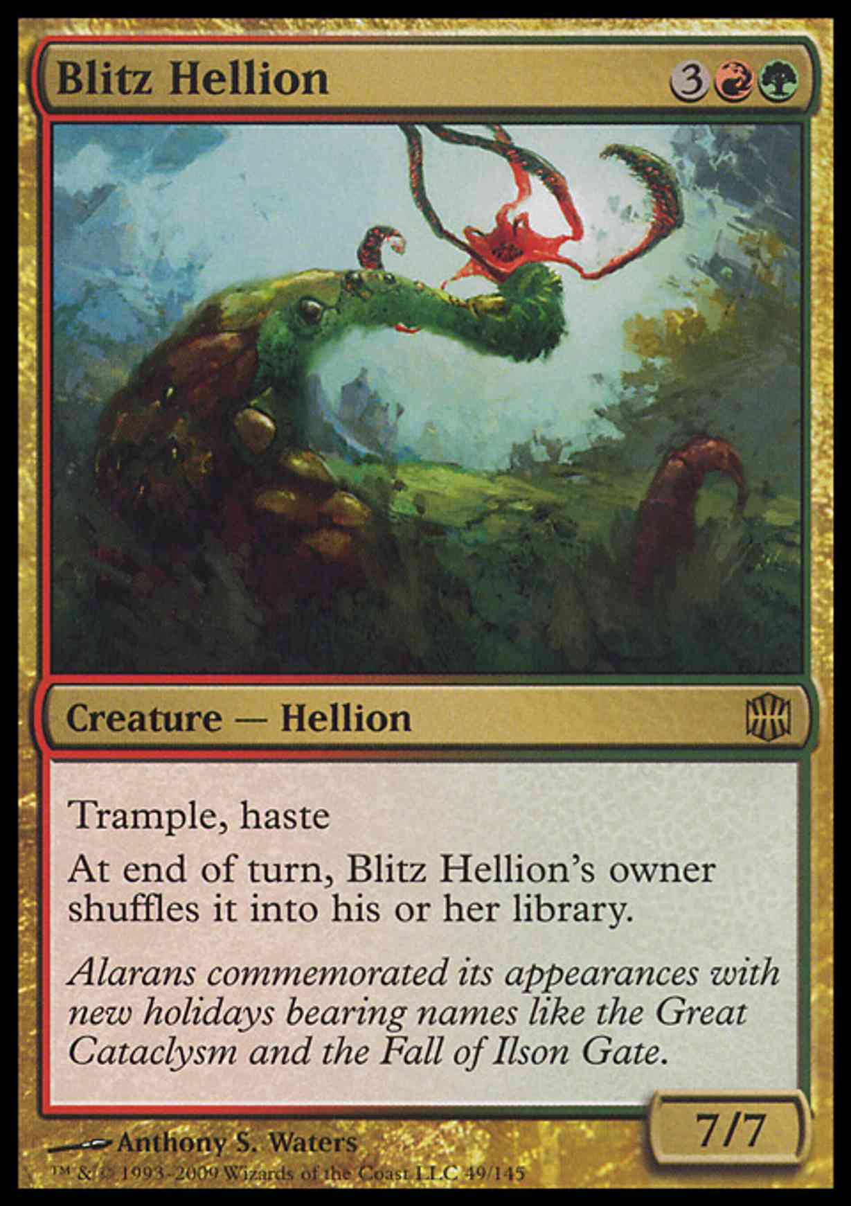 Blitz Hellion magic card front