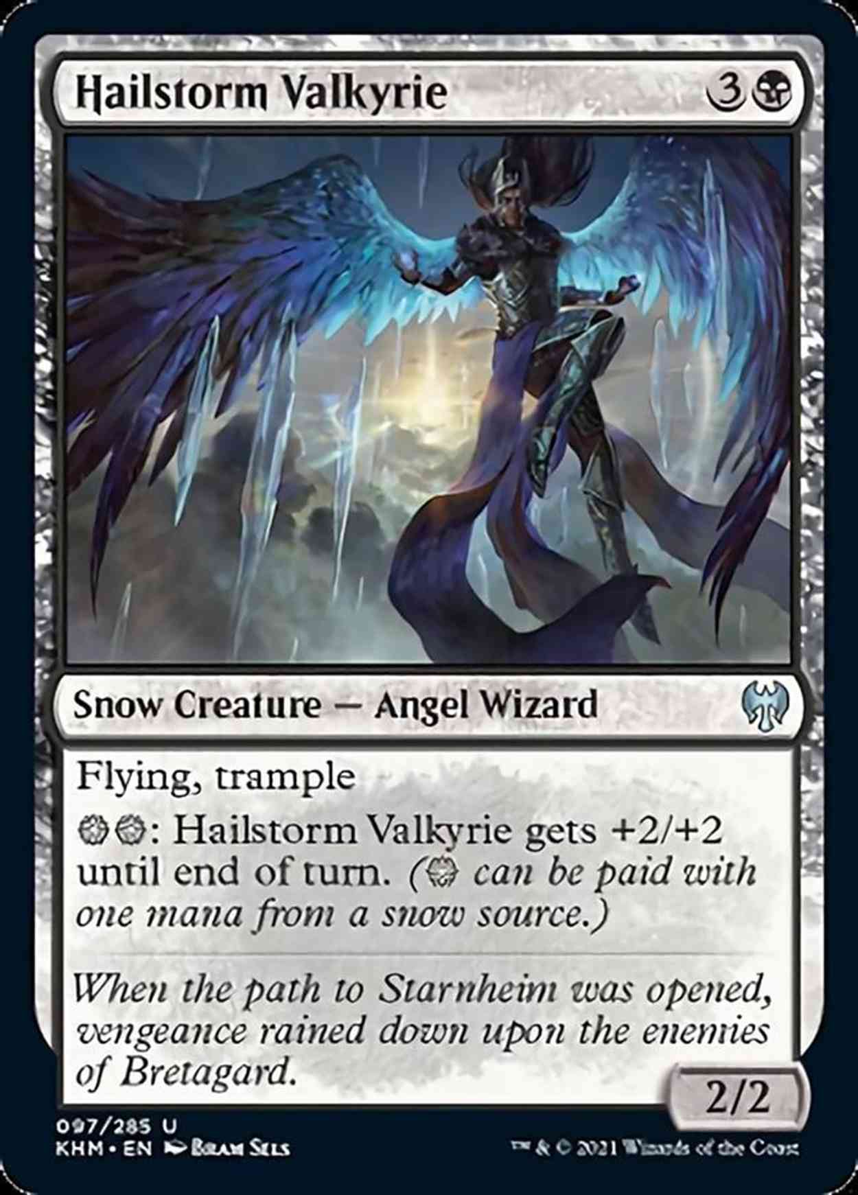 Hailstorm Valkyrie magic card front