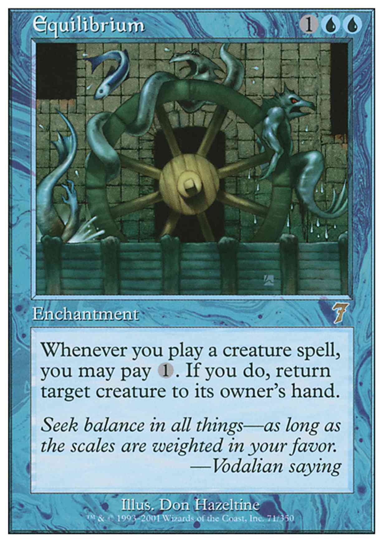 Equilibrium magic card front
