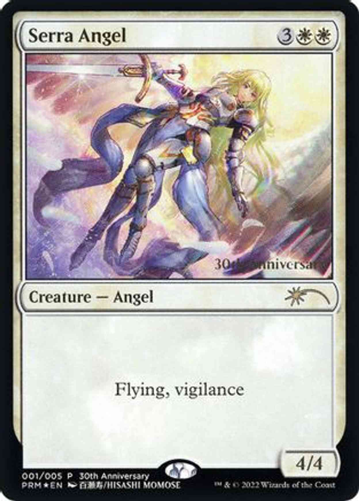 Serra Angel (001) magic card front