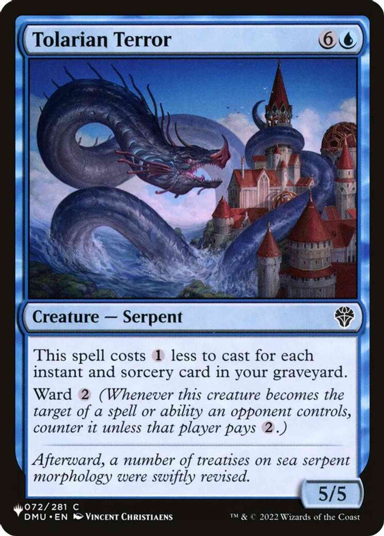 Tolarian Terror magic card front