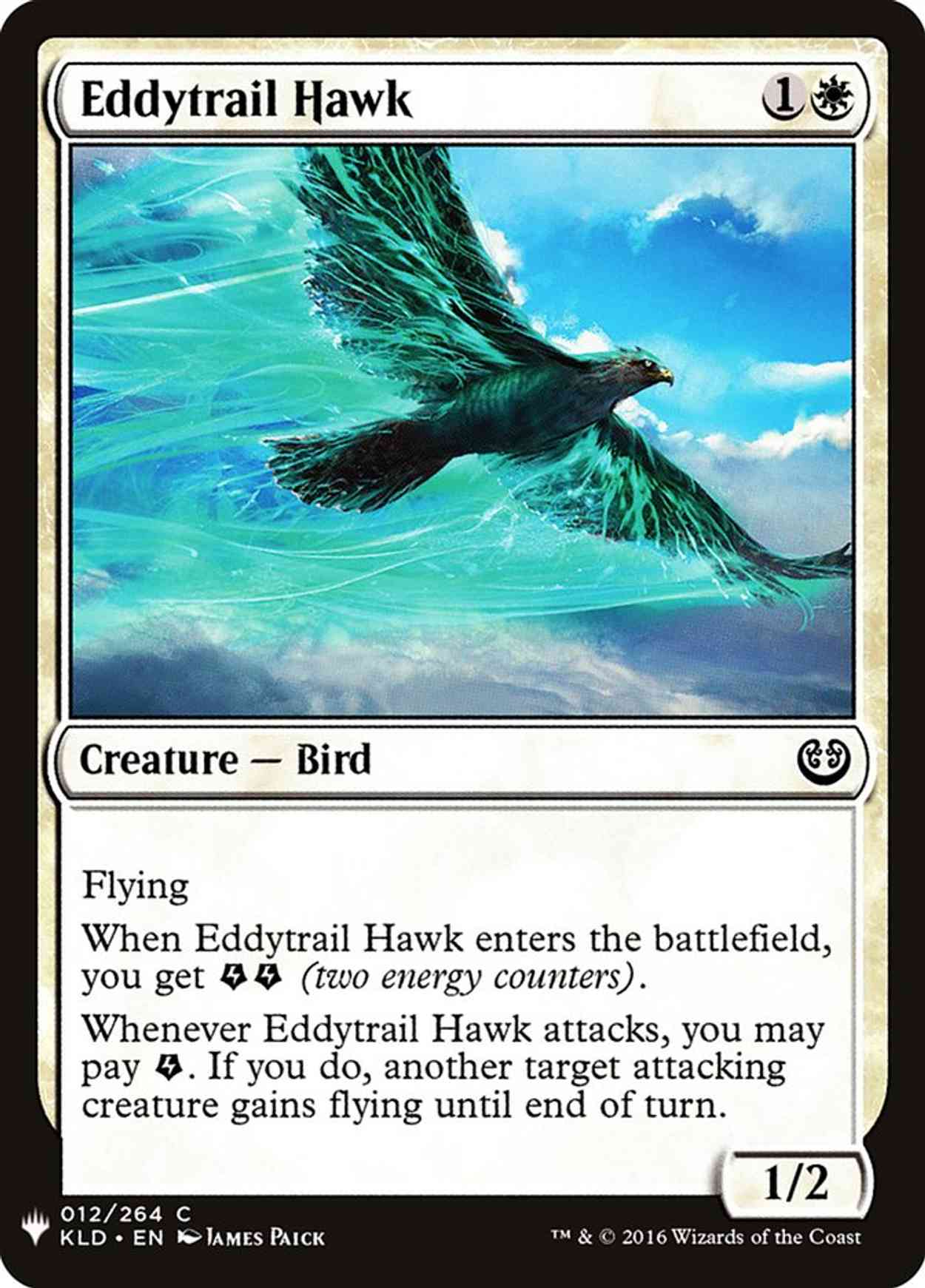 Eddytrail Hawk magic card front