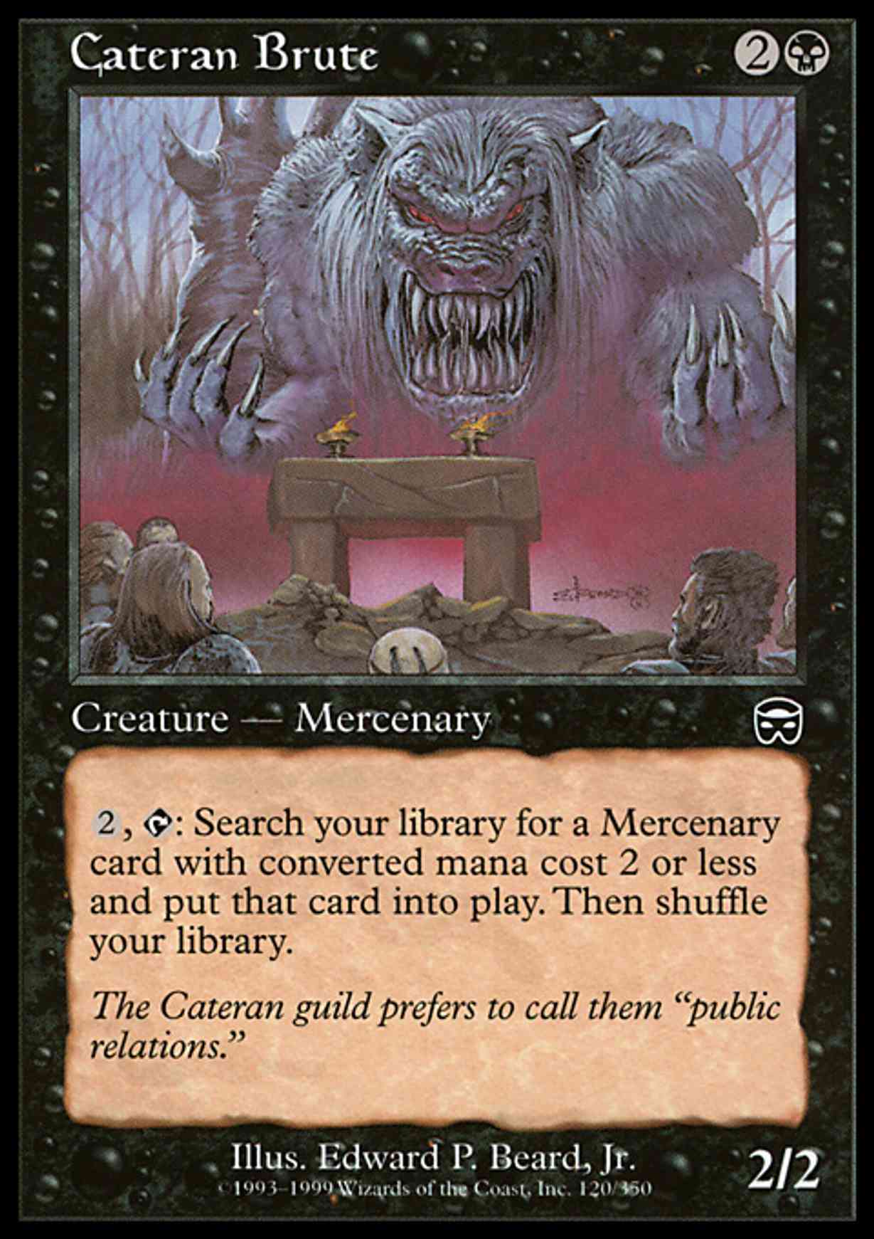 Cateran Brute magic card front