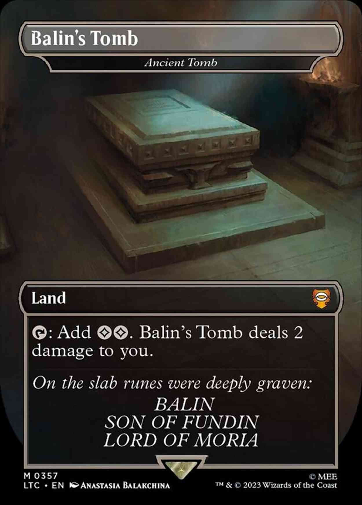 Balin's Tomb - Ancient Tomb magic card front