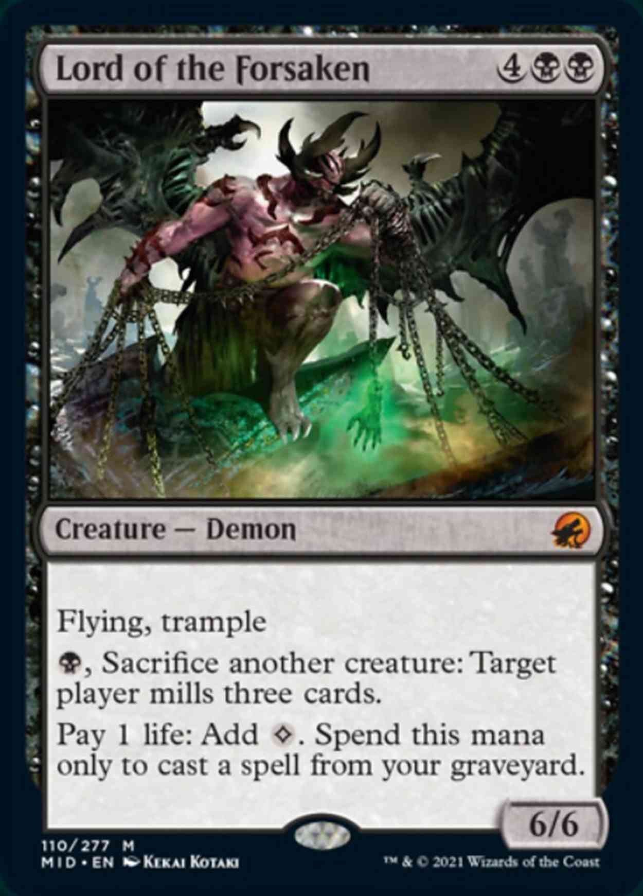 Lord of the Forsaken magic card front
