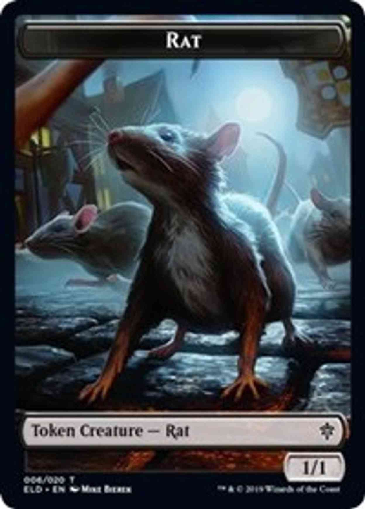 Rat // Food (18) Double-sided Token magic card front