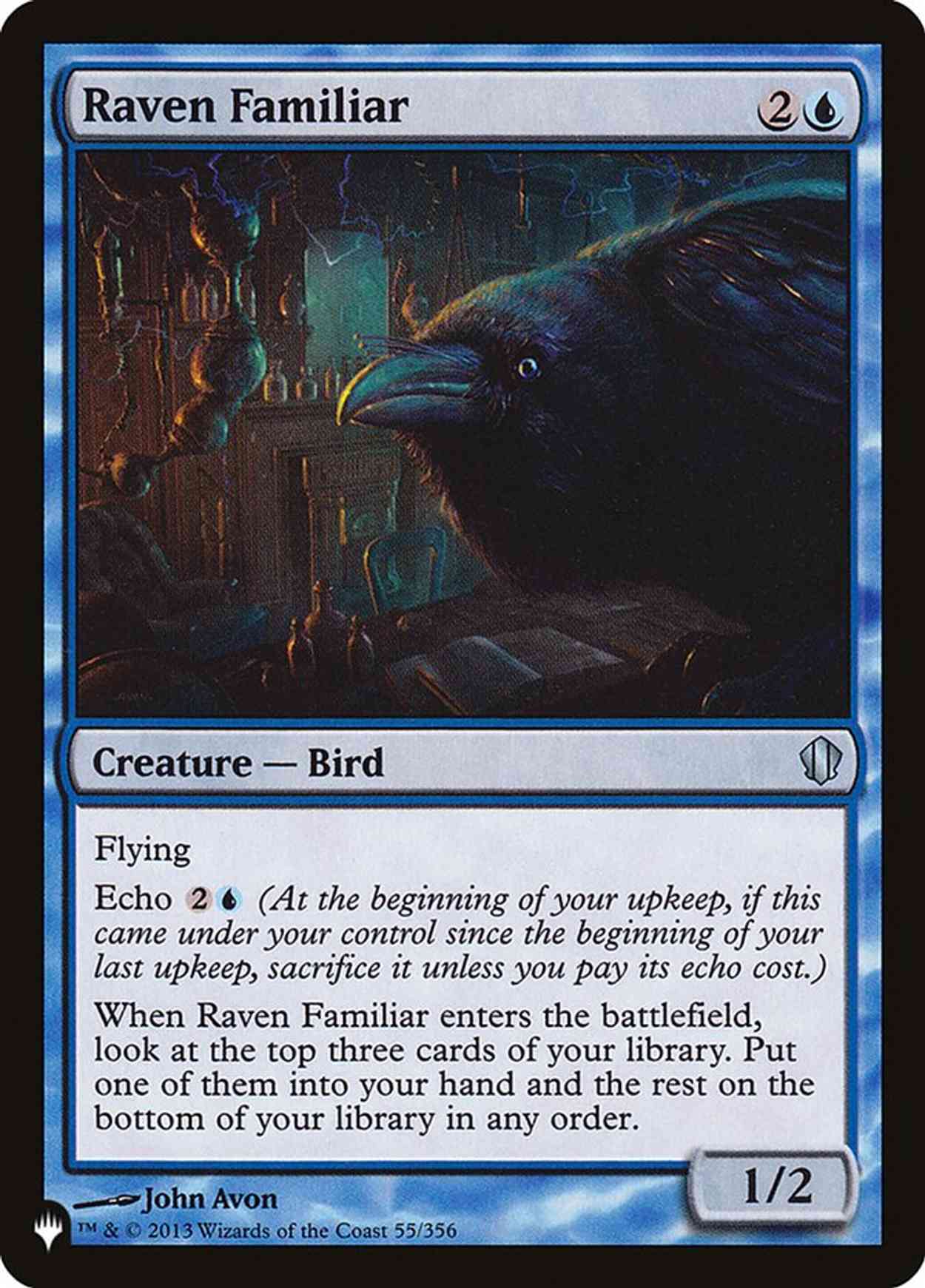 Raven Familiar magic card front