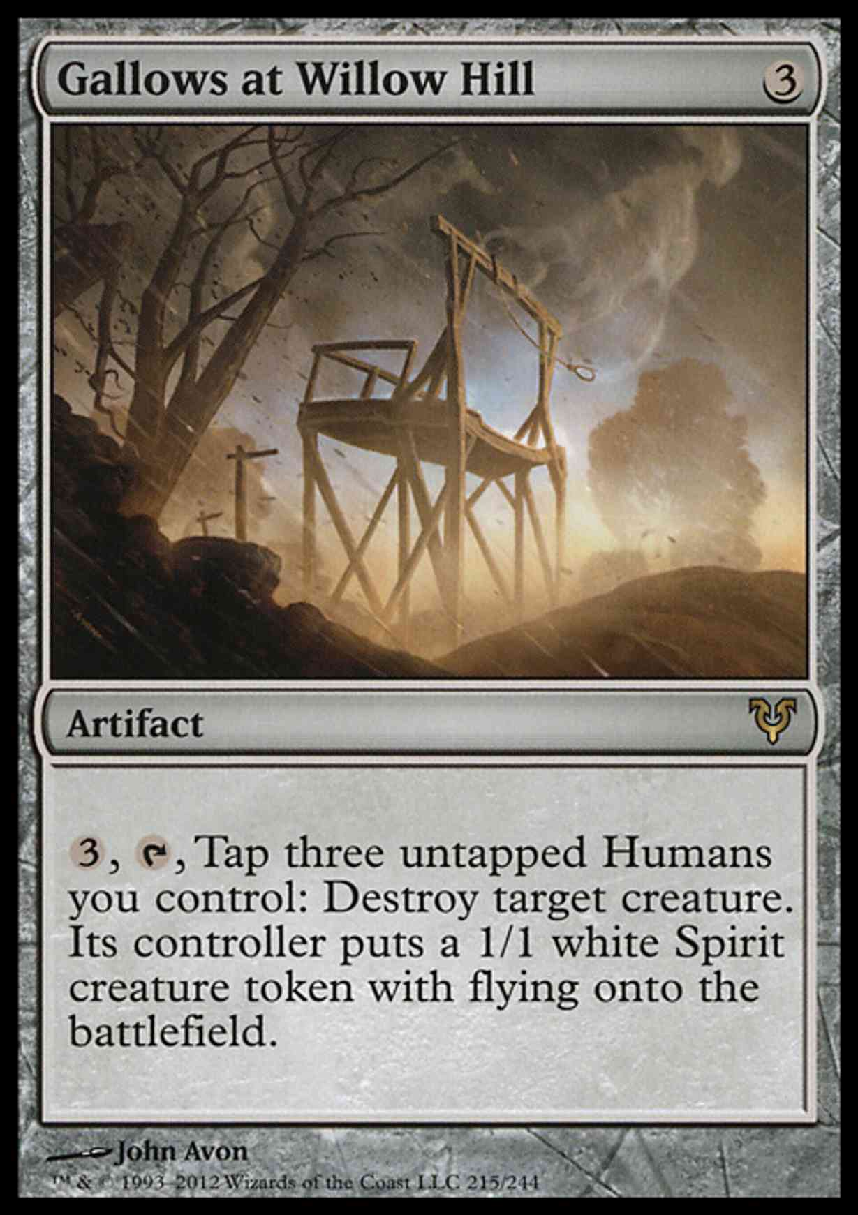 Gallows at Willow Hill magic card front