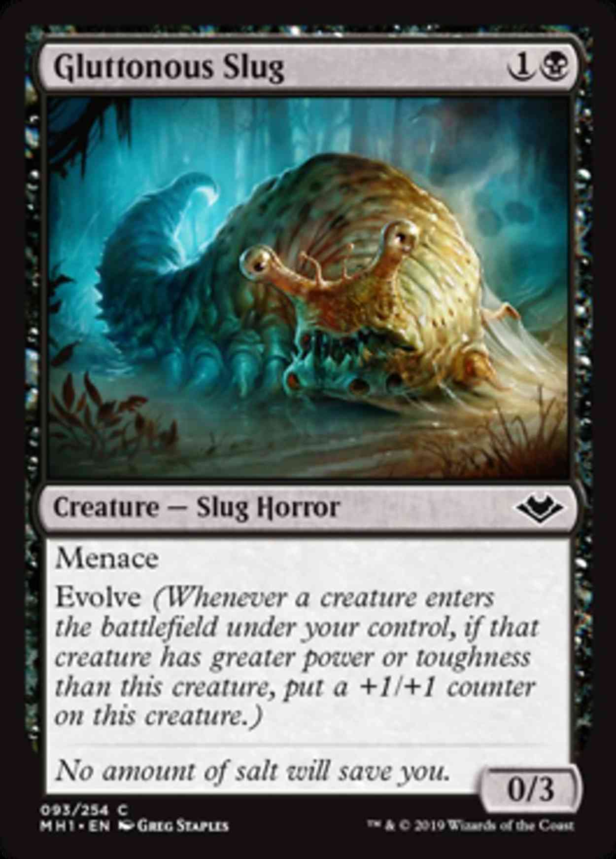 Gluttonous Slug magic card front