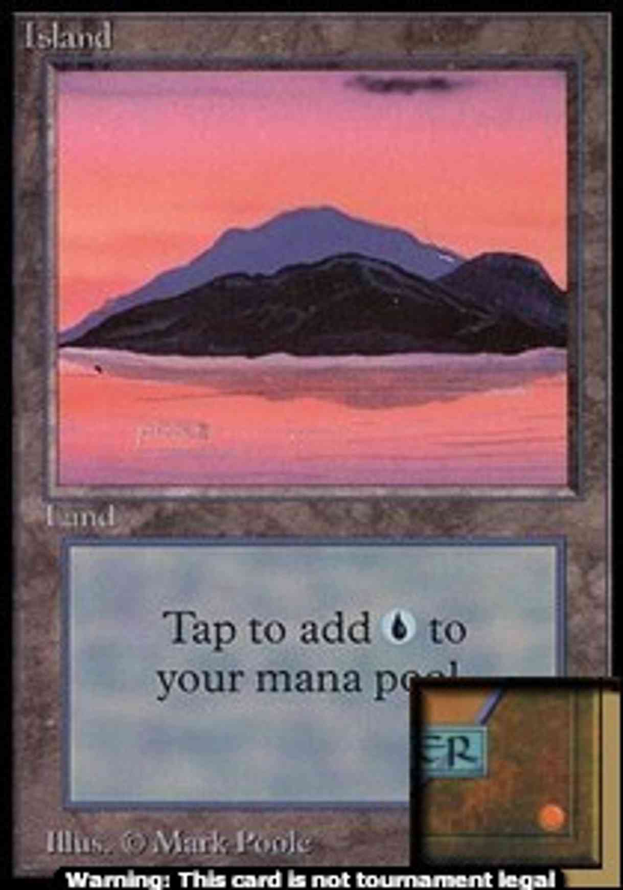 Island (C) (CE) magic card front