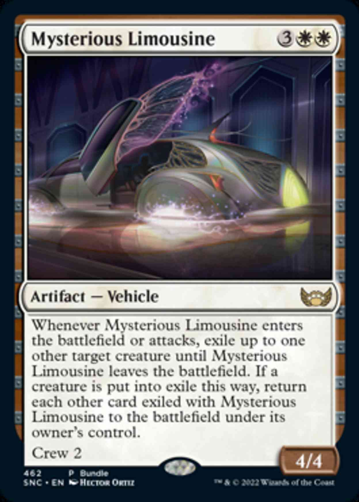 Mysterious Limousine (SNC Bundle) magic card front