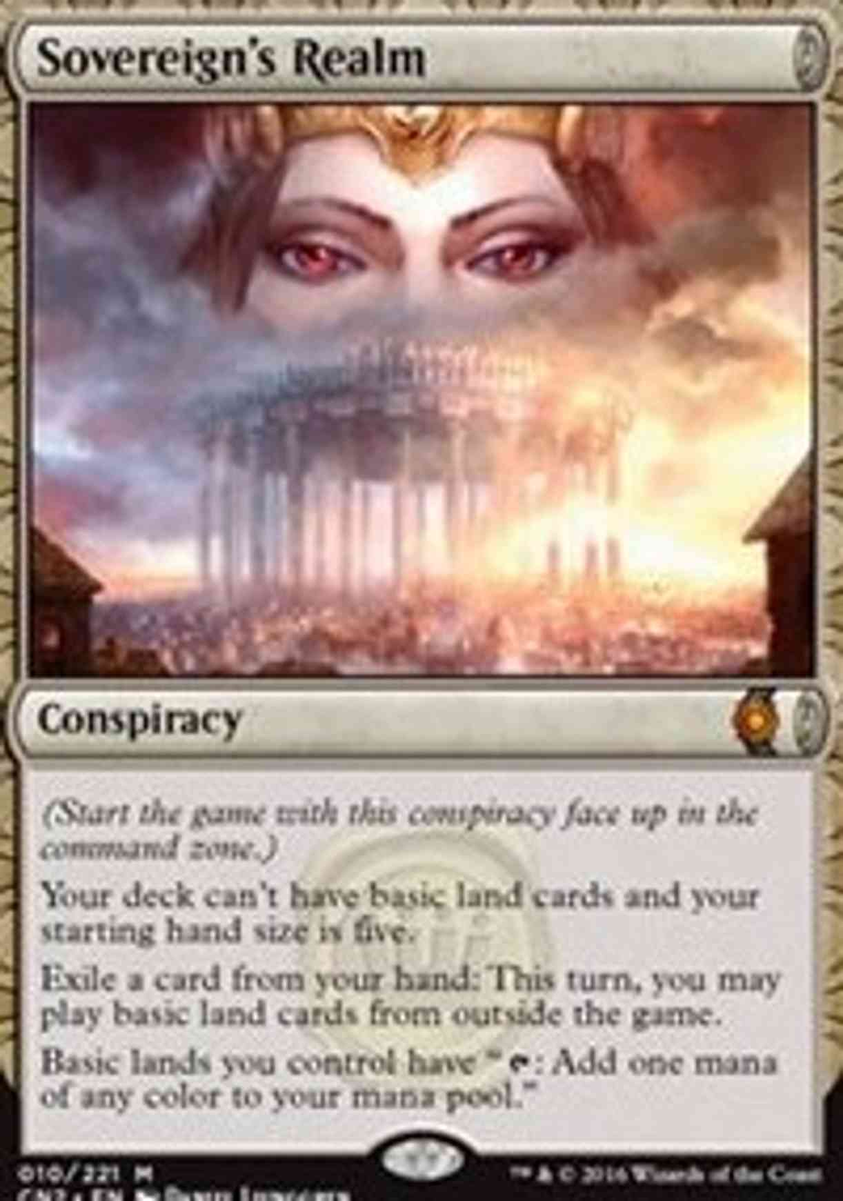 Sovereign's Realm magic card front