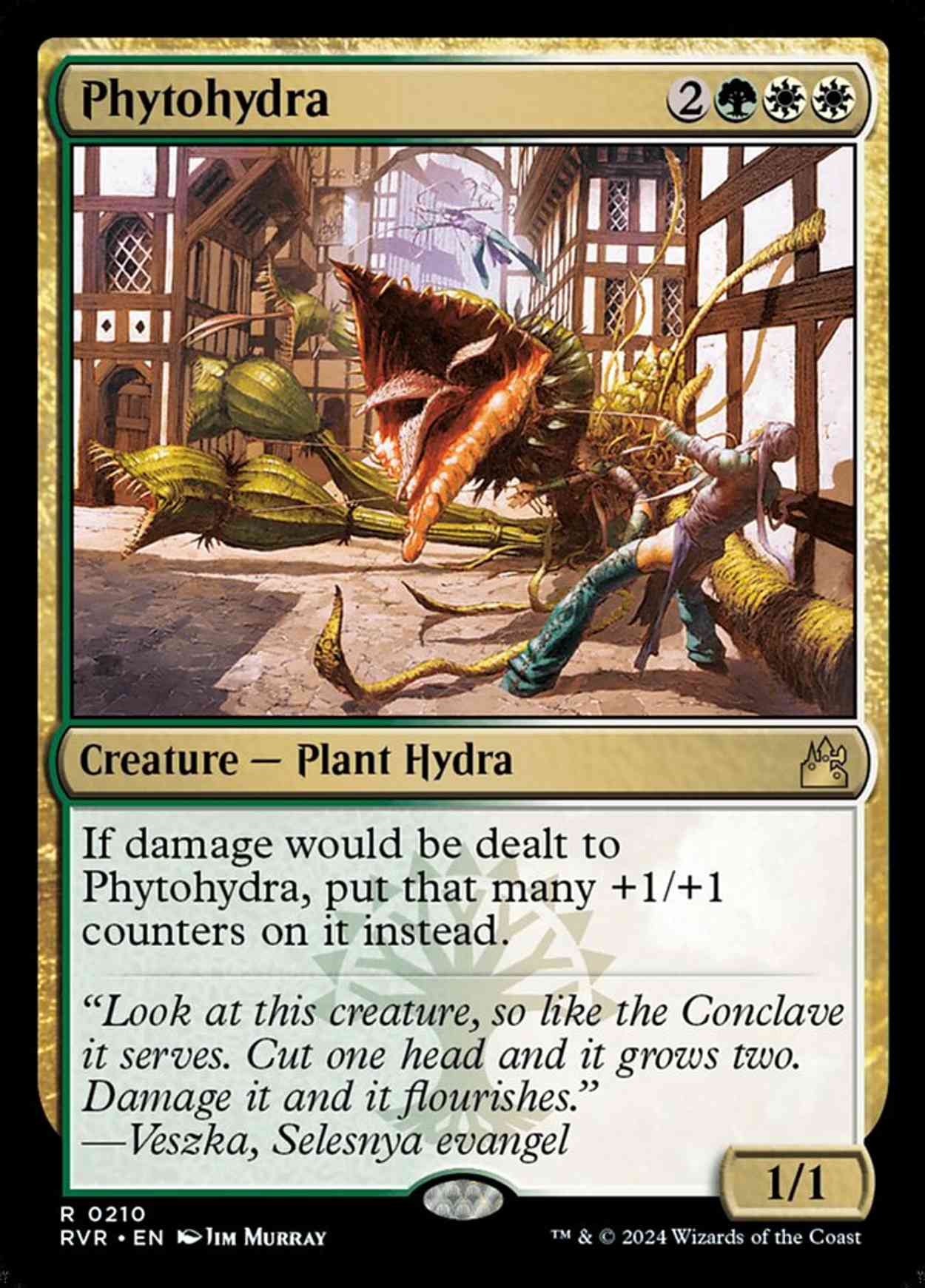 Phytohydra magic card front