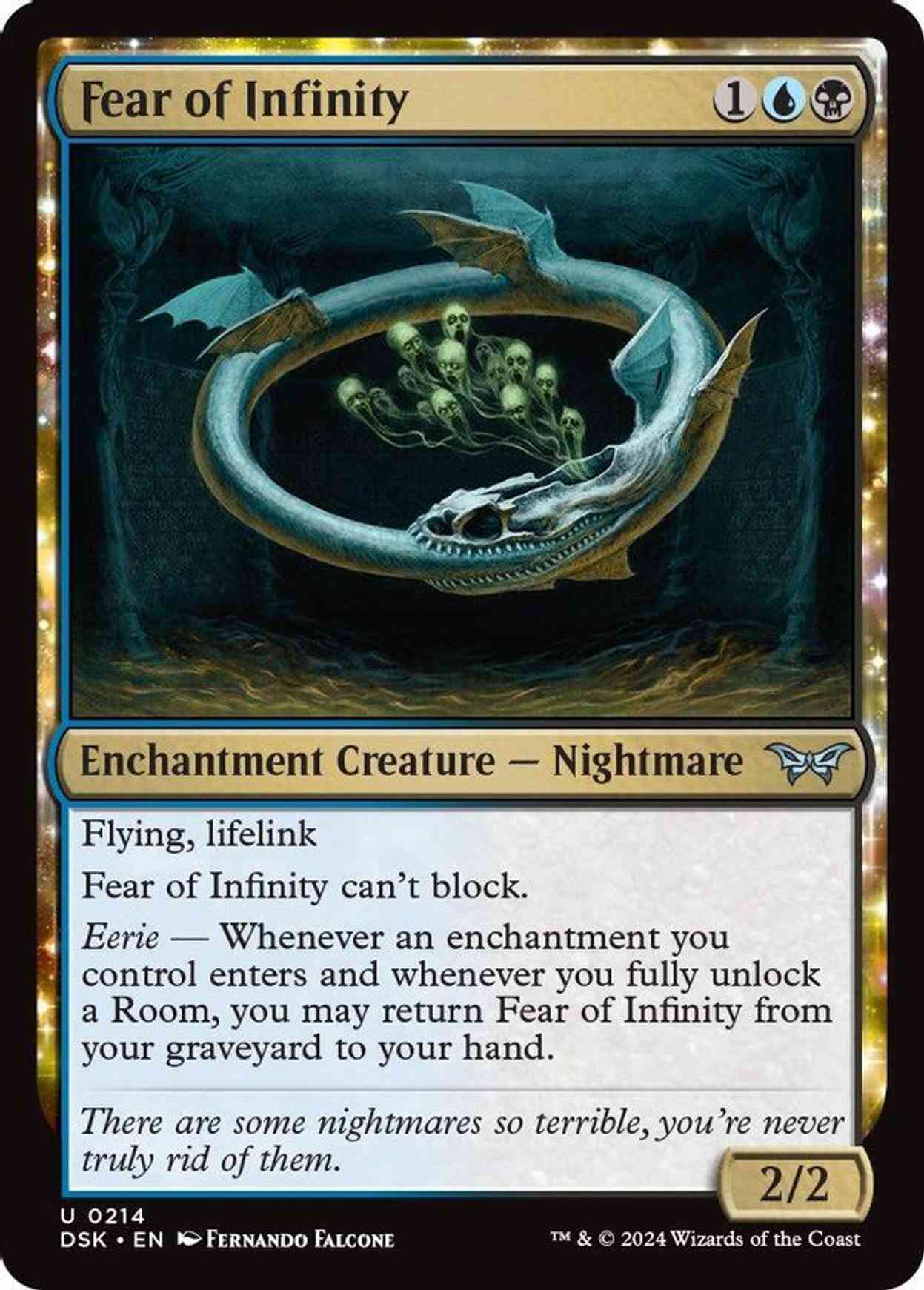 Fear of Infinity magic card front