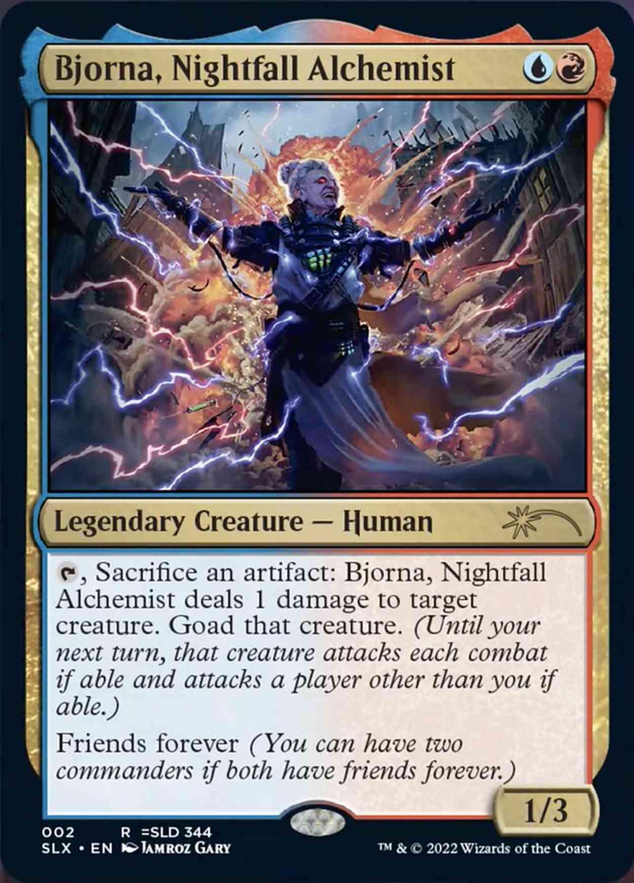 Bjorna, Nightfall Alchemist magic card front