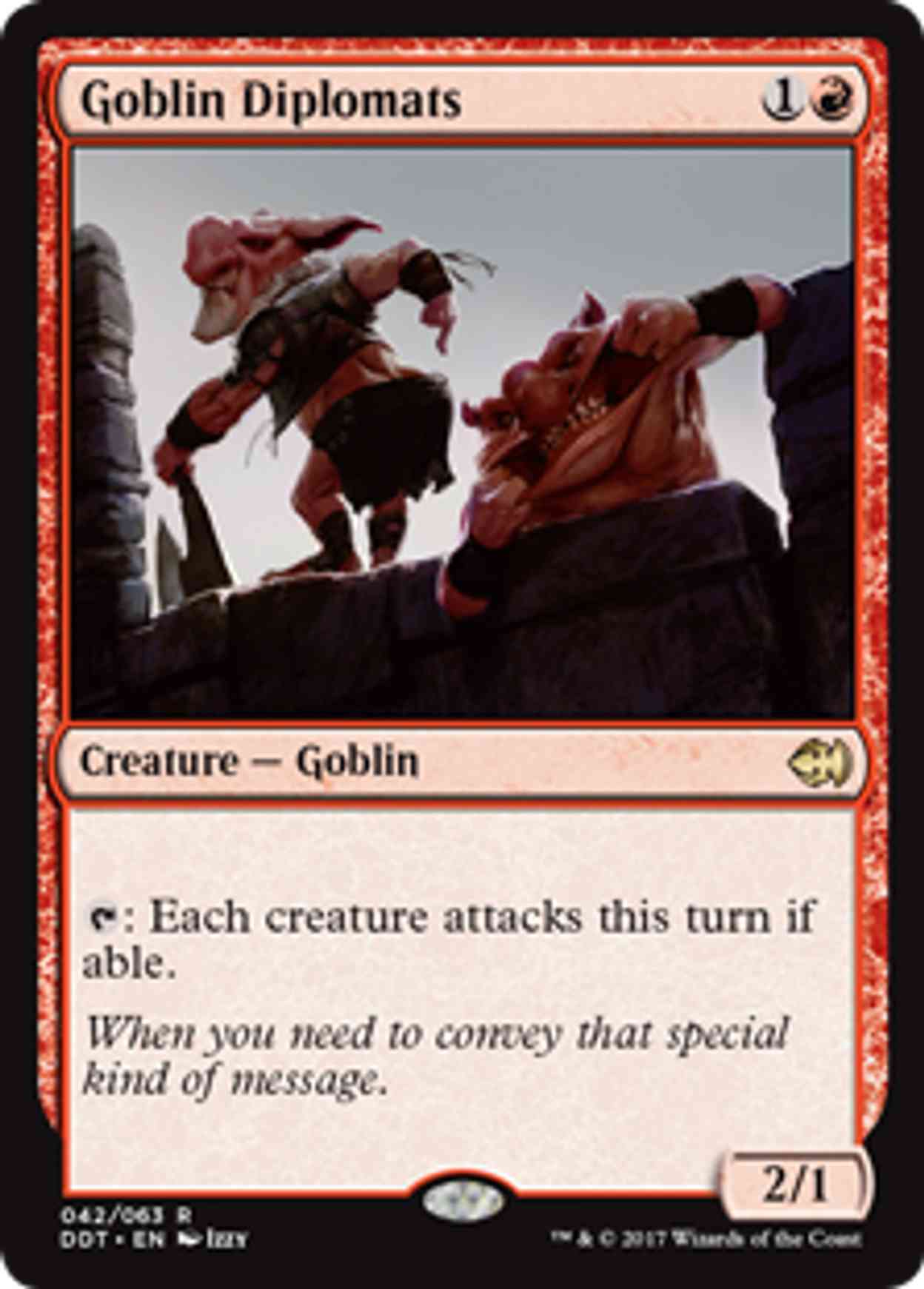 Goblin Diplomats magic card front
