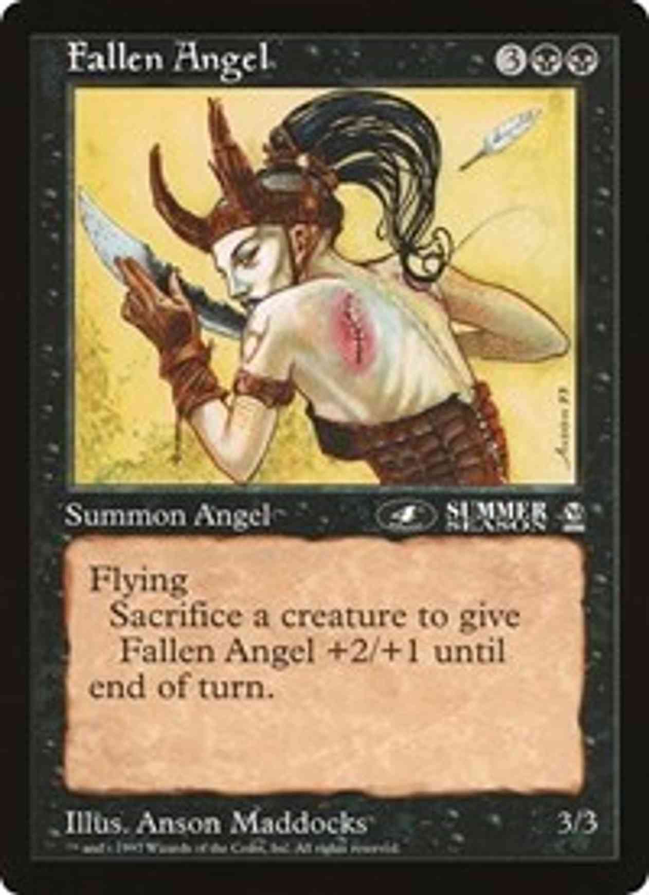 Fallen Angel (4th Place) (Oversized) magic card front