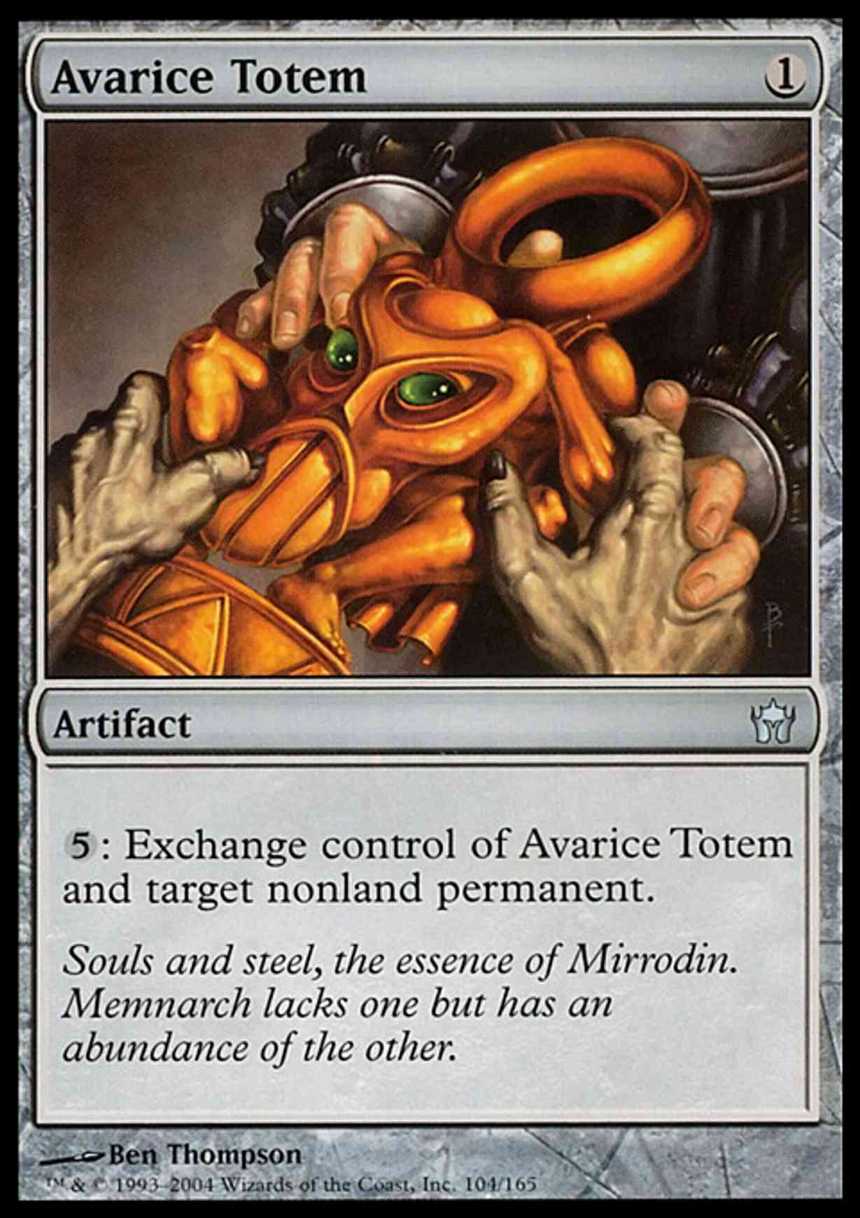 Avarice Totem magic card front