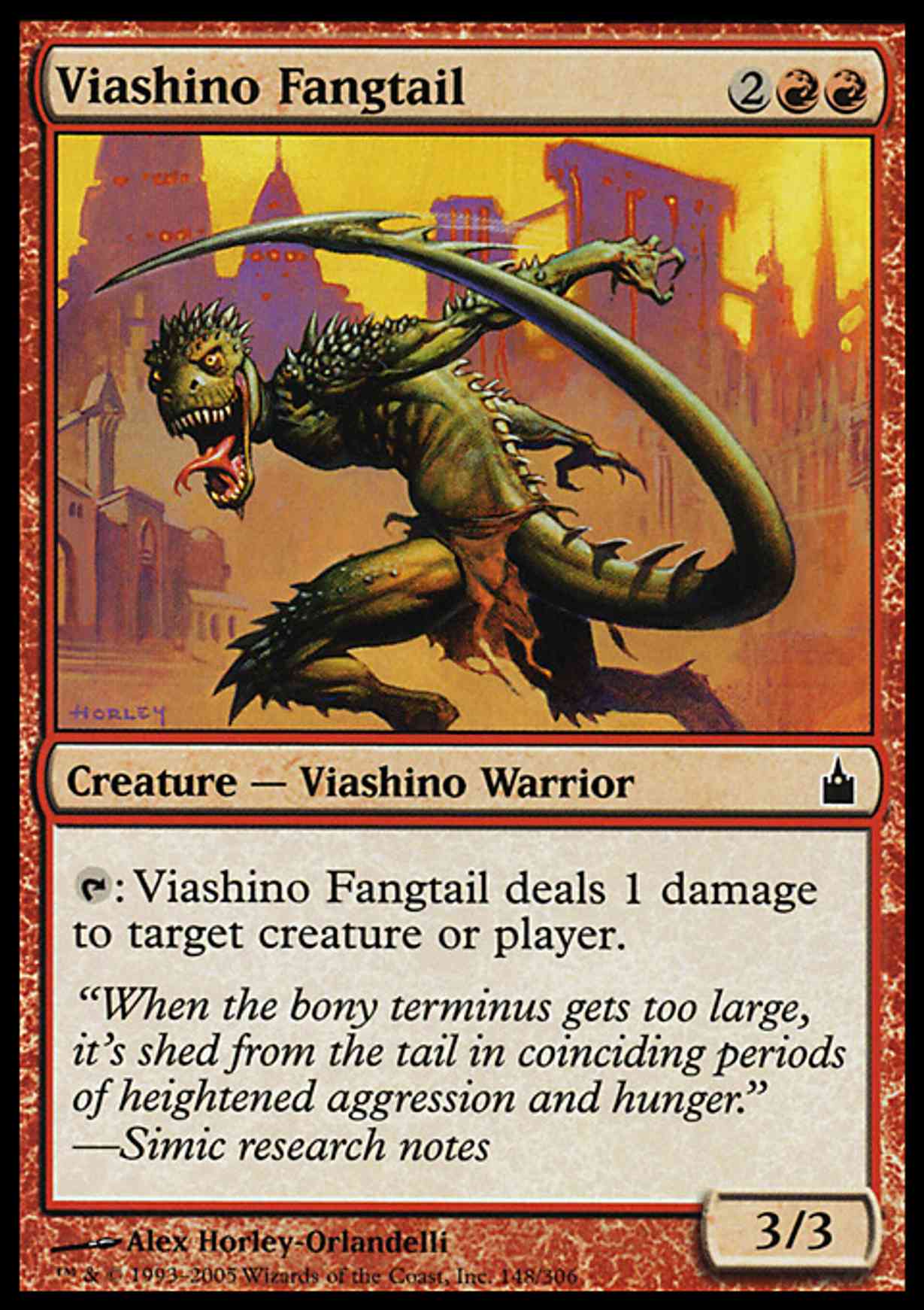 Viashino Fangtail magic card front