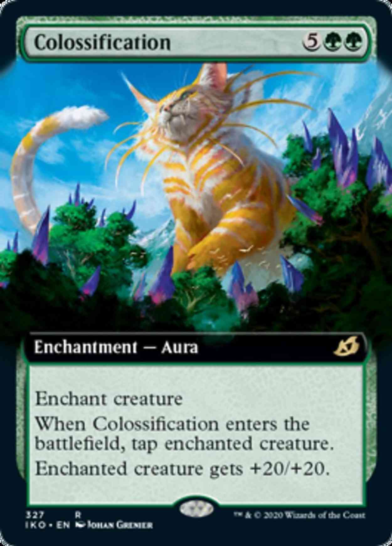 Colossification (Extended Art) magic card front