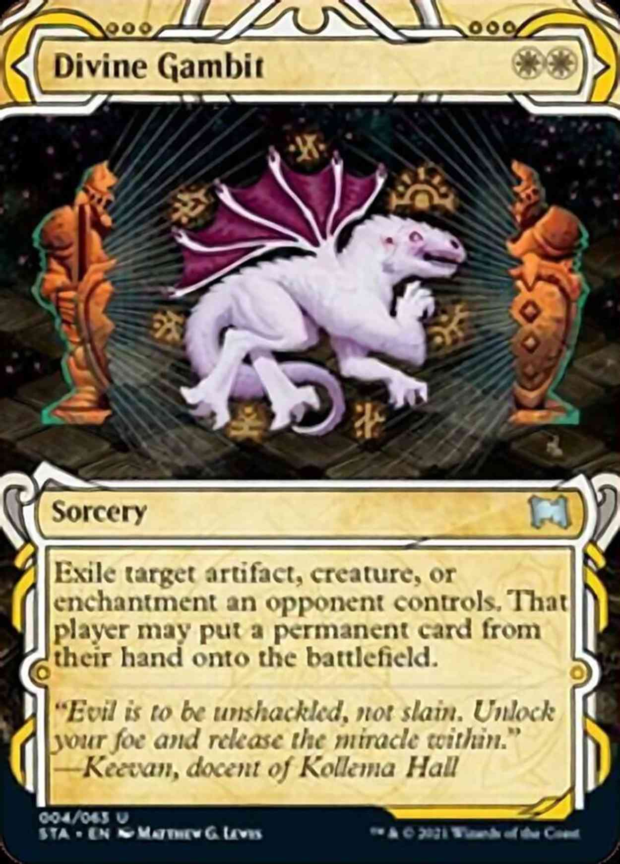 Divine Gambit magic card front