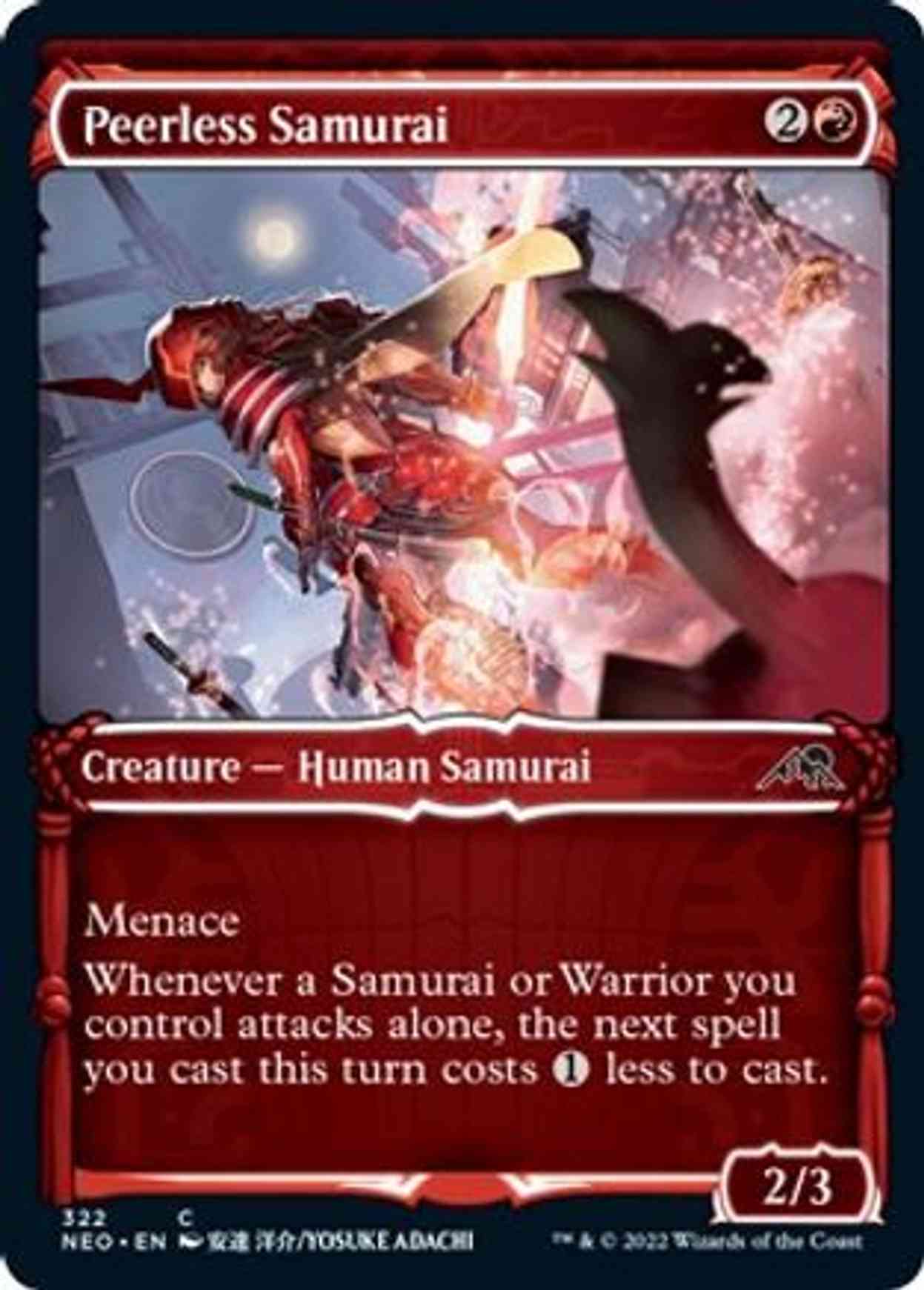 Peerless Samurai (Showcase) magic card front