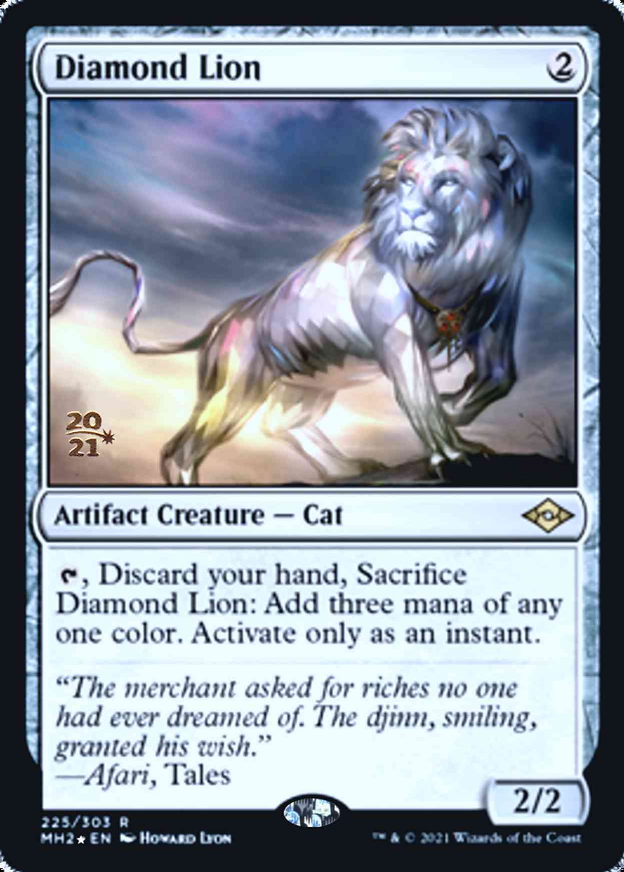 Diamond Lion magic card front