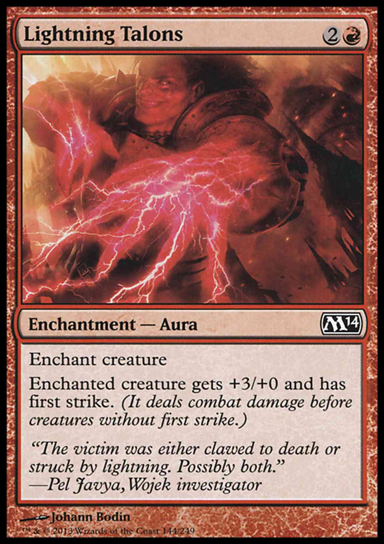 Lightning Talons magic card front