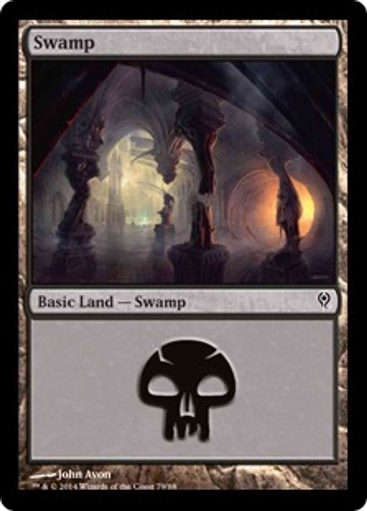 Swamp (79) magic card front