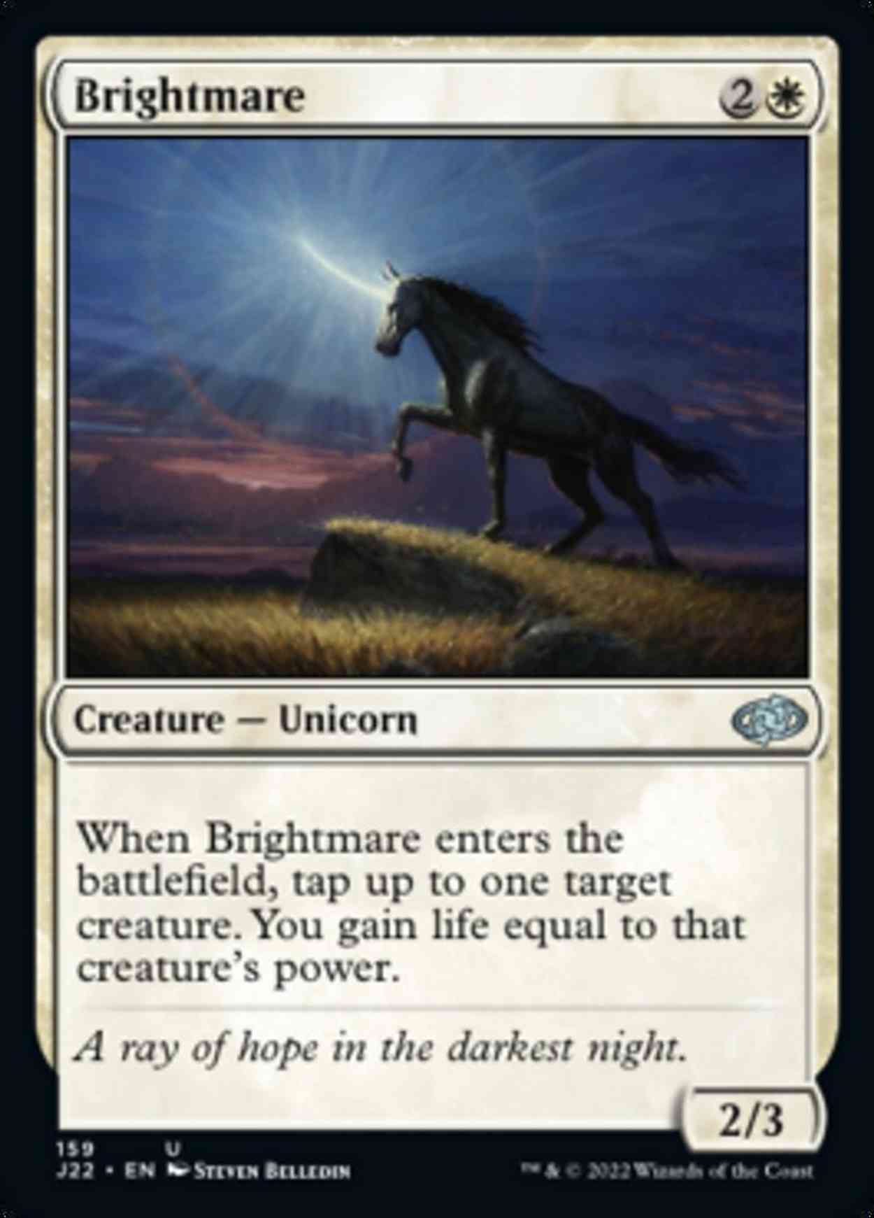 Brightmare magic card front