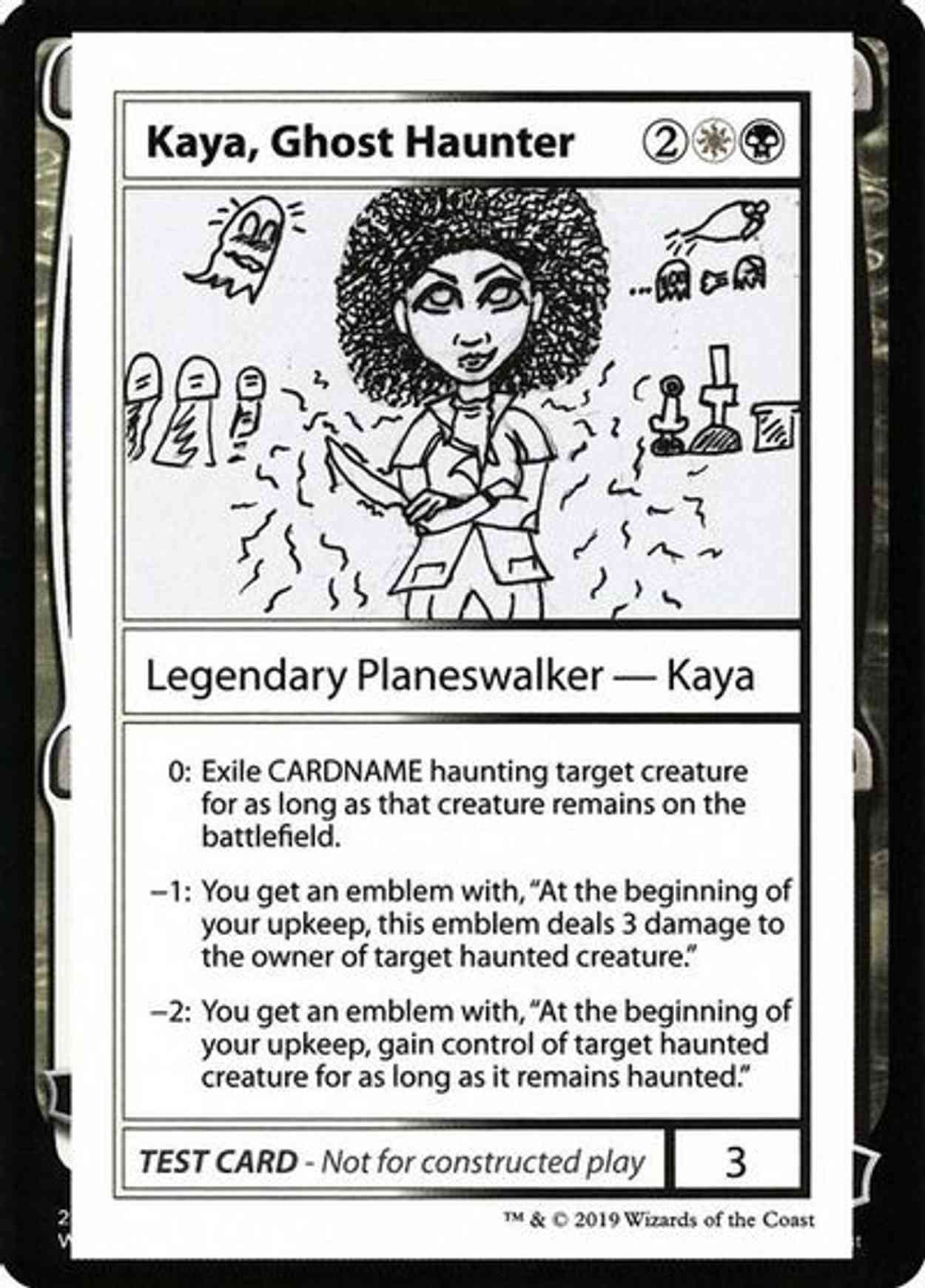 Kaya, Ghost Haunter (No PW Symbol) magic card front