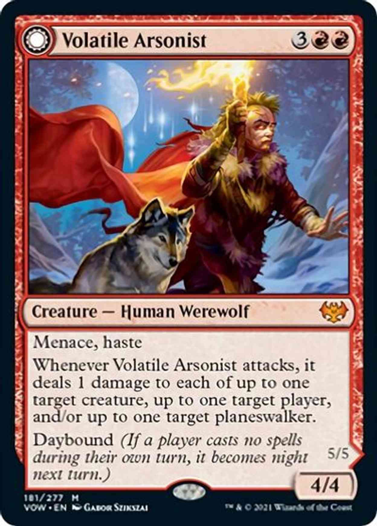 Volatile Arsonist magic card front