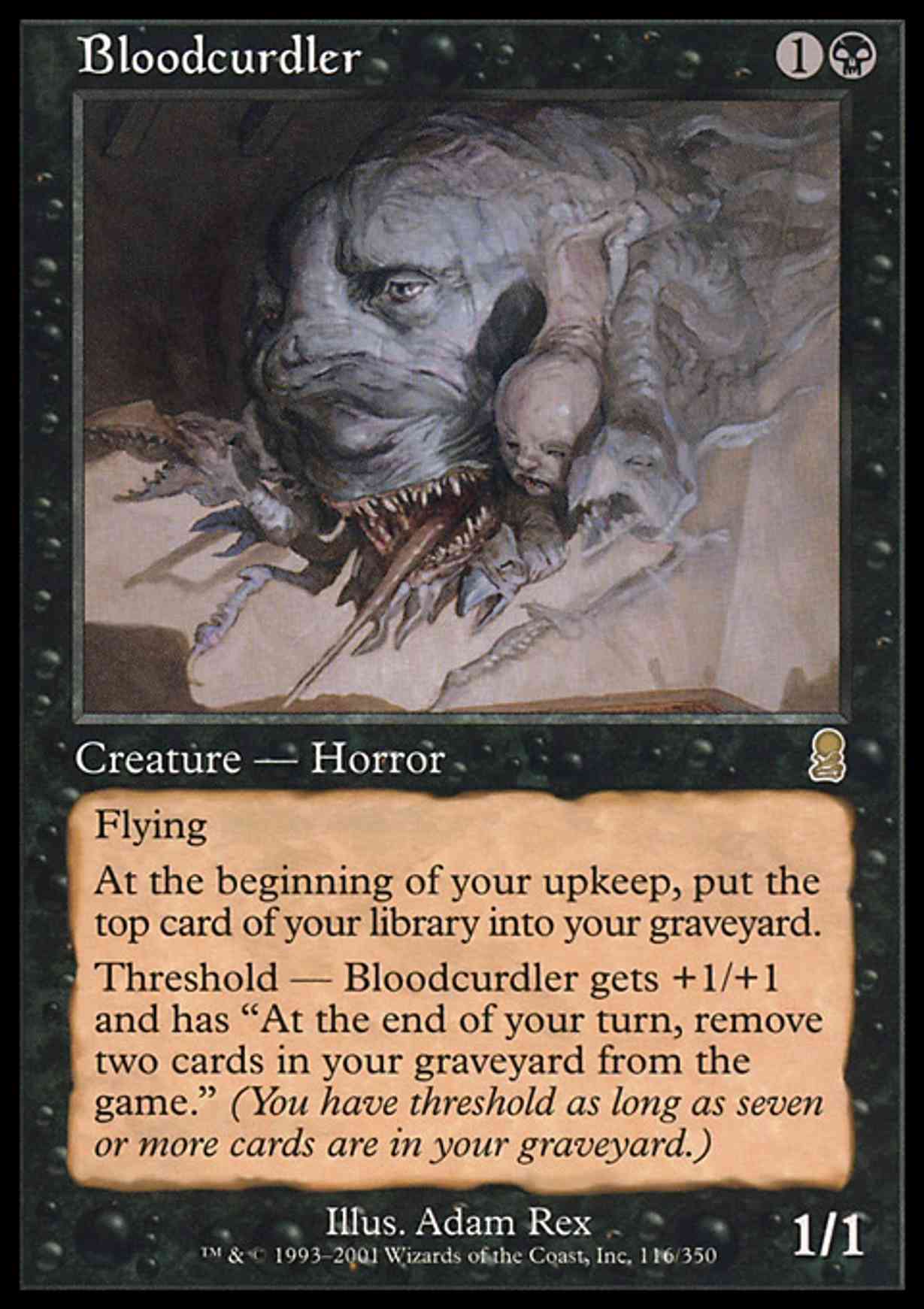 Bloodcurdler magic card front