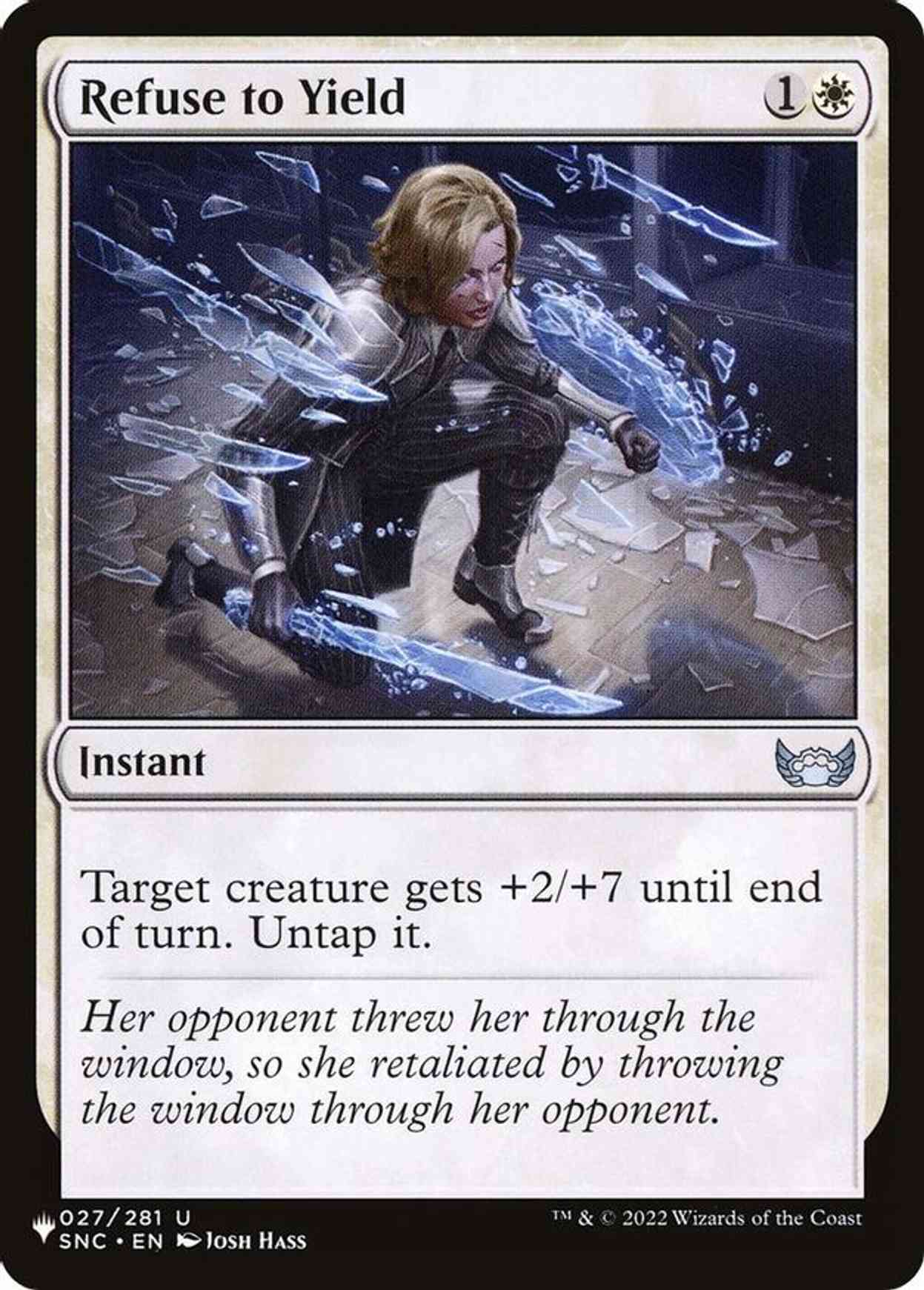 Refuse to Yield magic card front