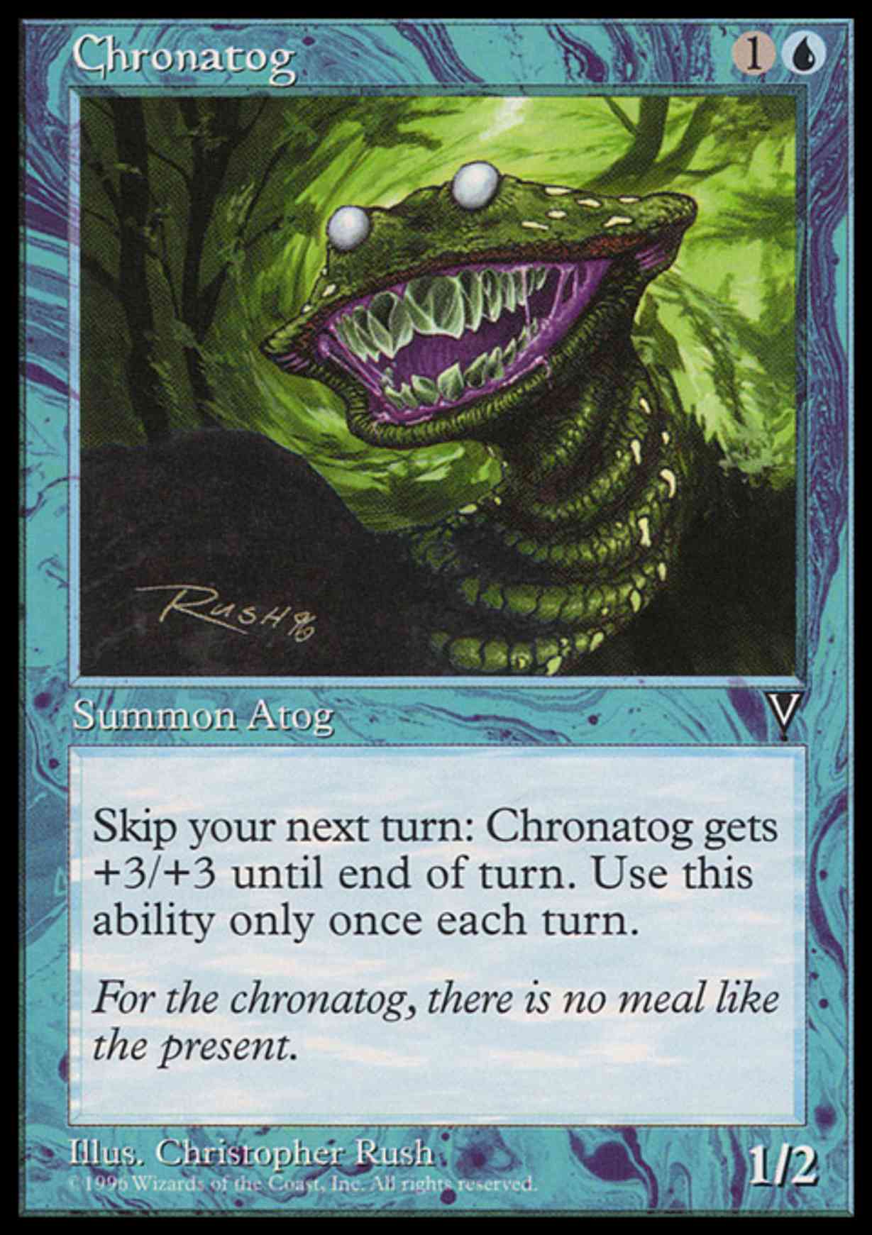 Chronatog magic card front