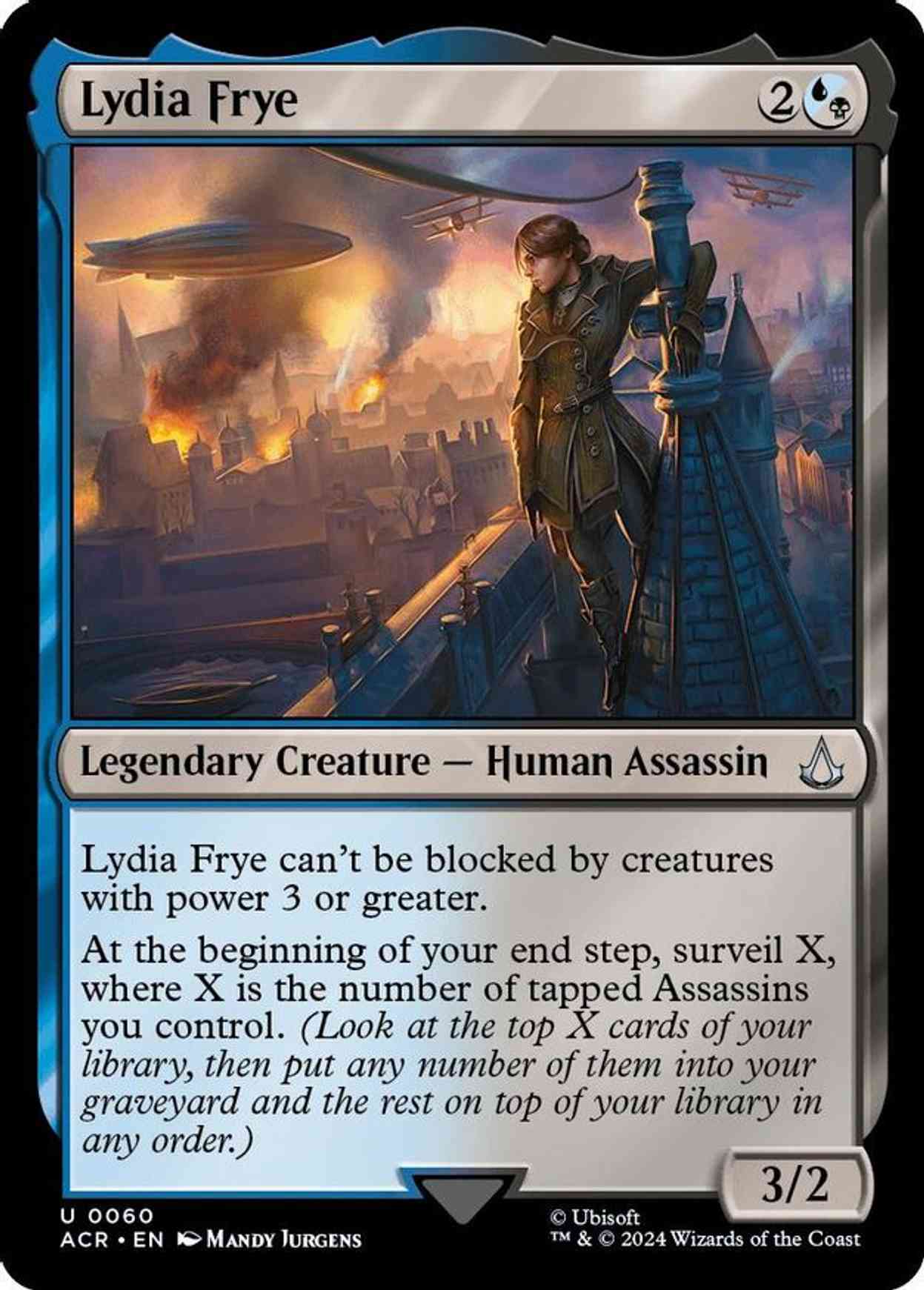 Lydia Frye magic card front