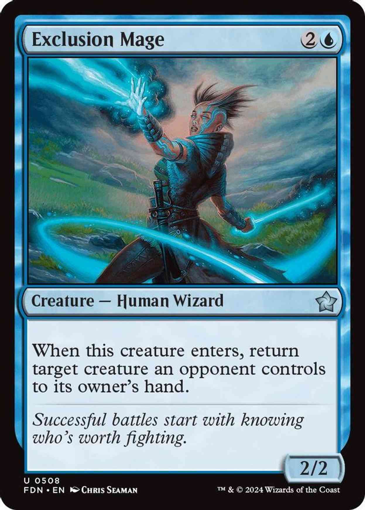 Exclusion Mage magic card front