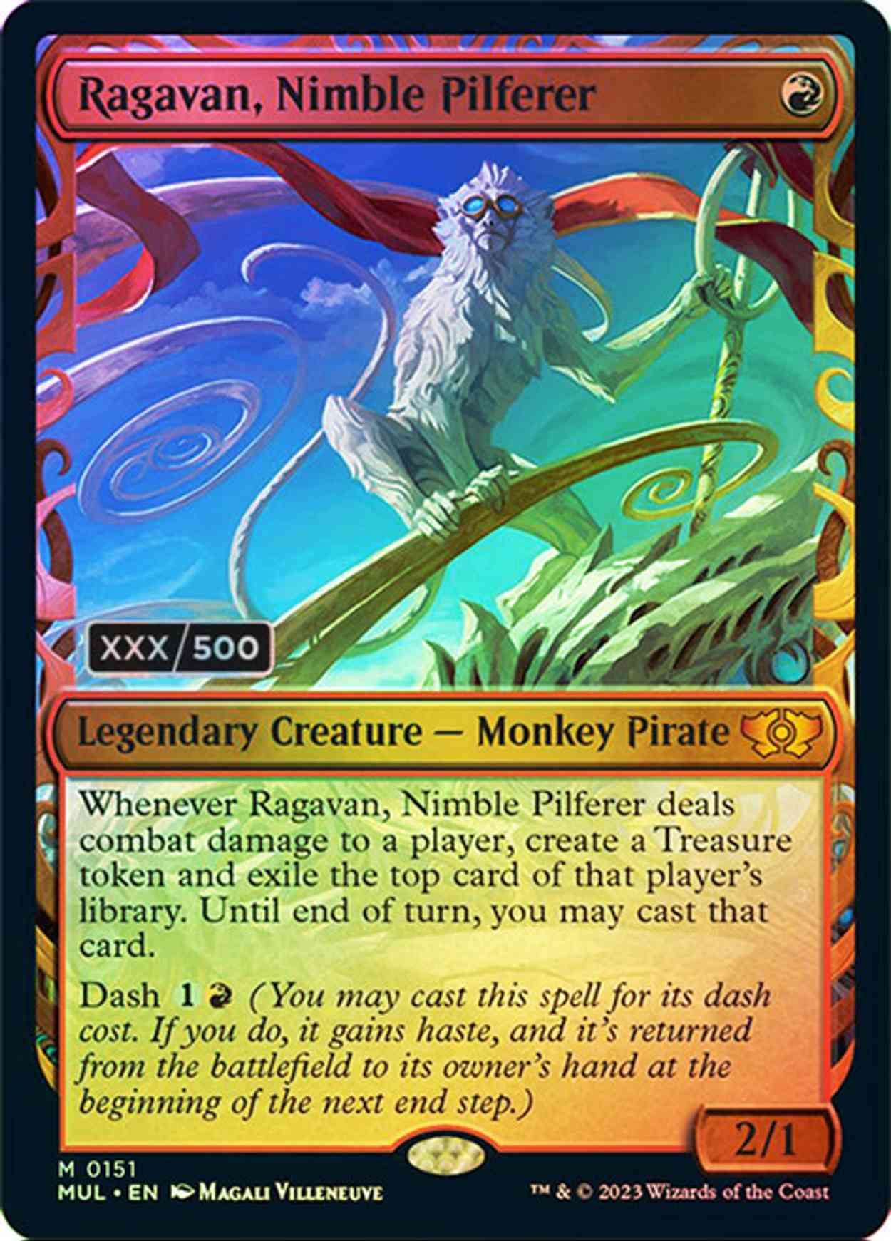 Ragavan, Nimble Pilferer (Serialized) Price from mtg Multiverse Legends