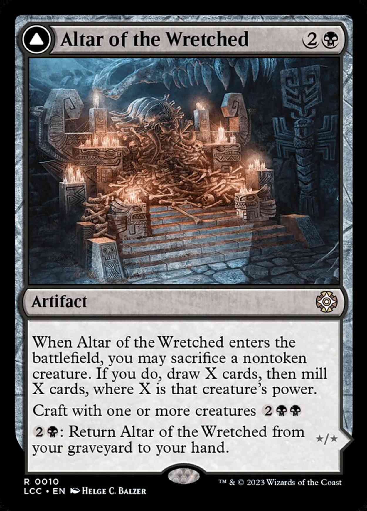 Altar of the Wretched magic card front