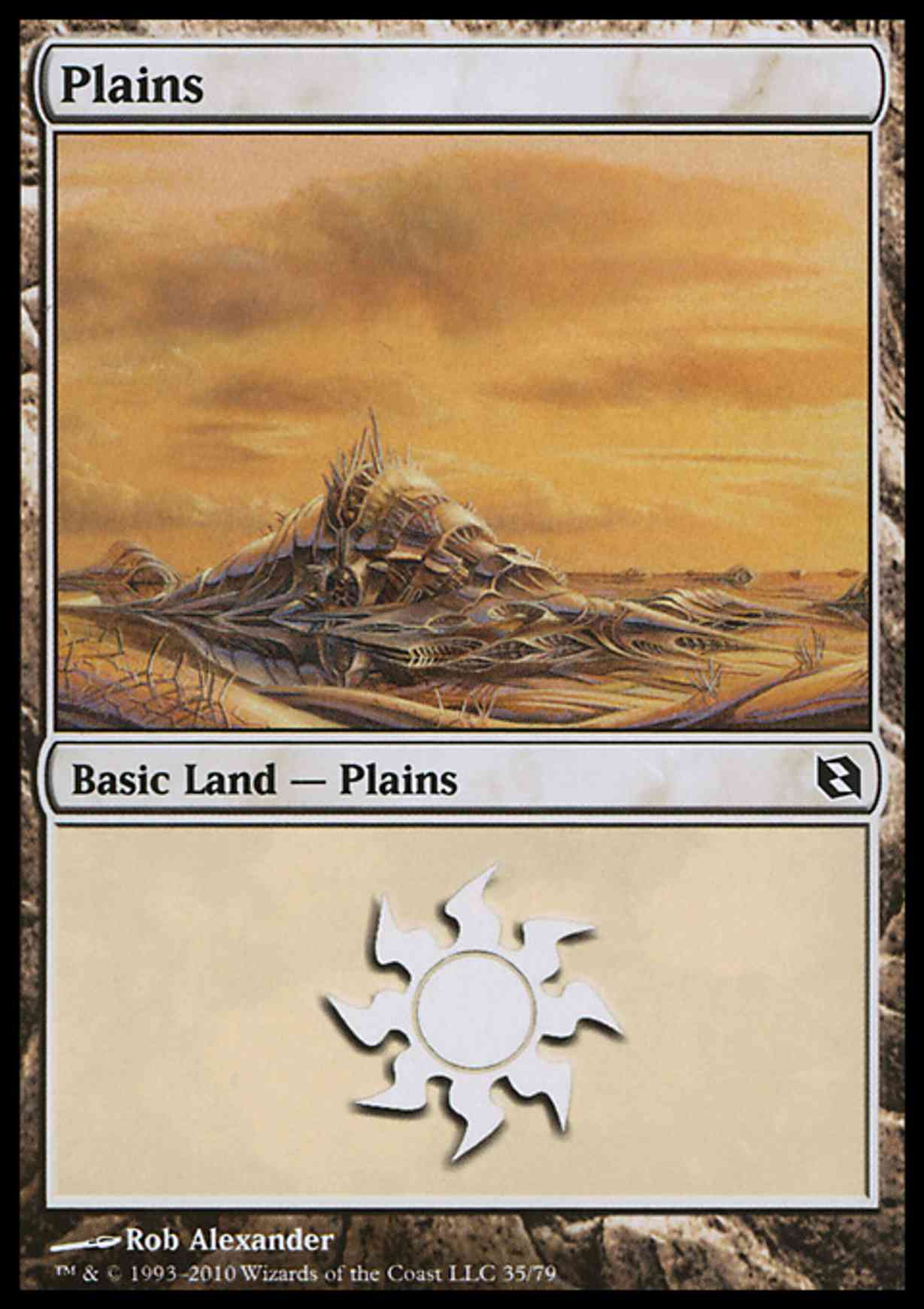 Plains (35)  magic card front