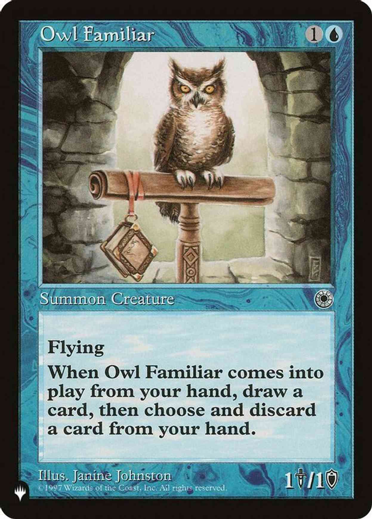 Owl Familiar magic card front