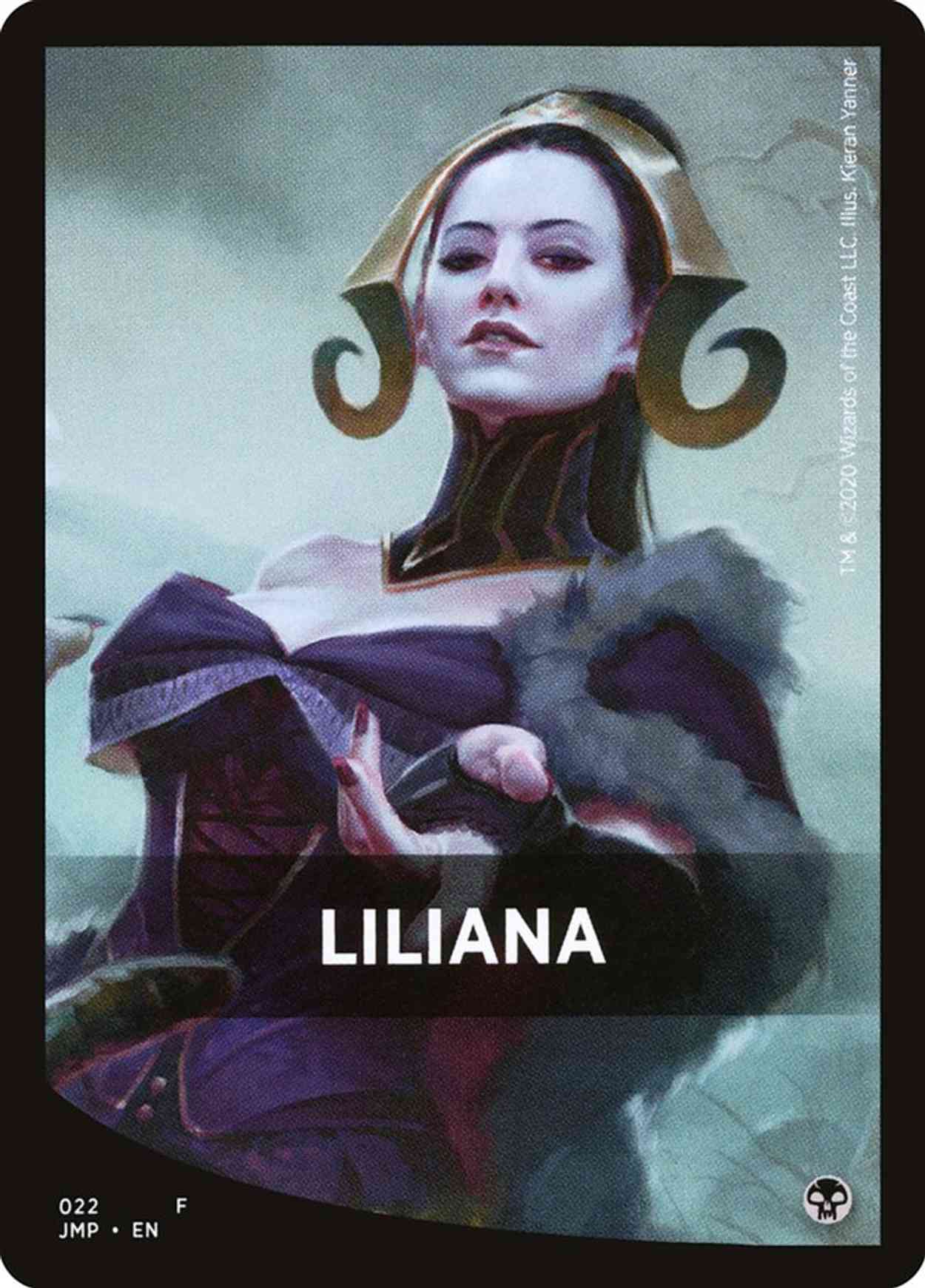 Liliana Theme Card magic card front