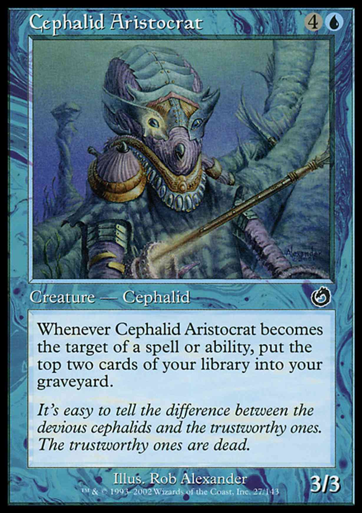 Cephalid Aristocrat magic card front