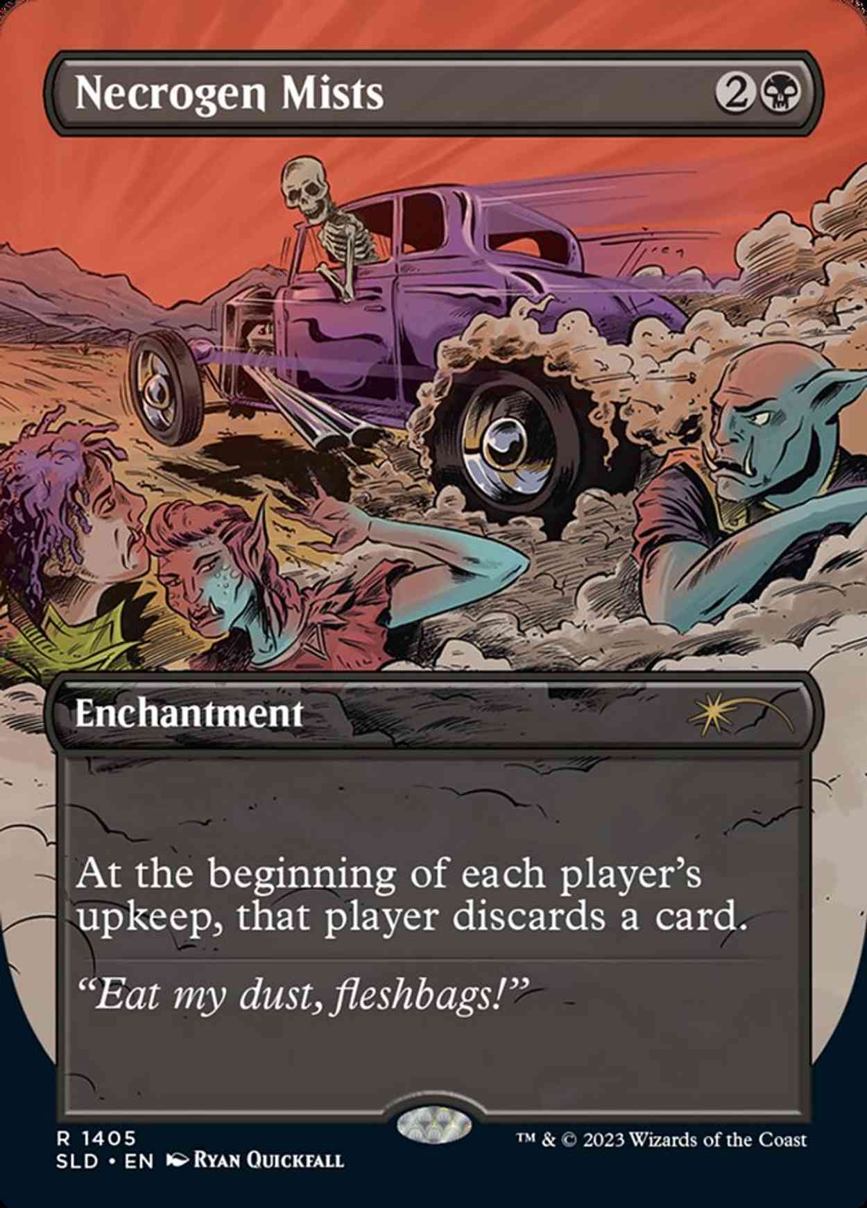 Necrogen Mists magic card front
