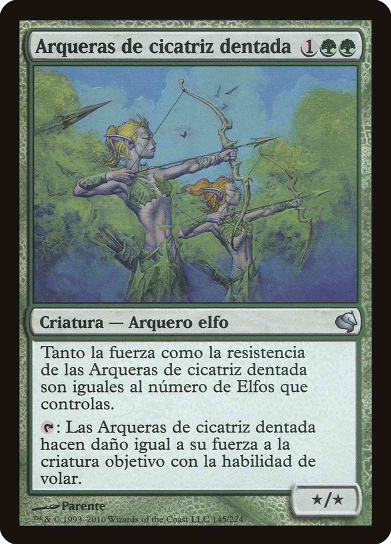 Jagged-Scar Archers (Retro Frame) magic card front